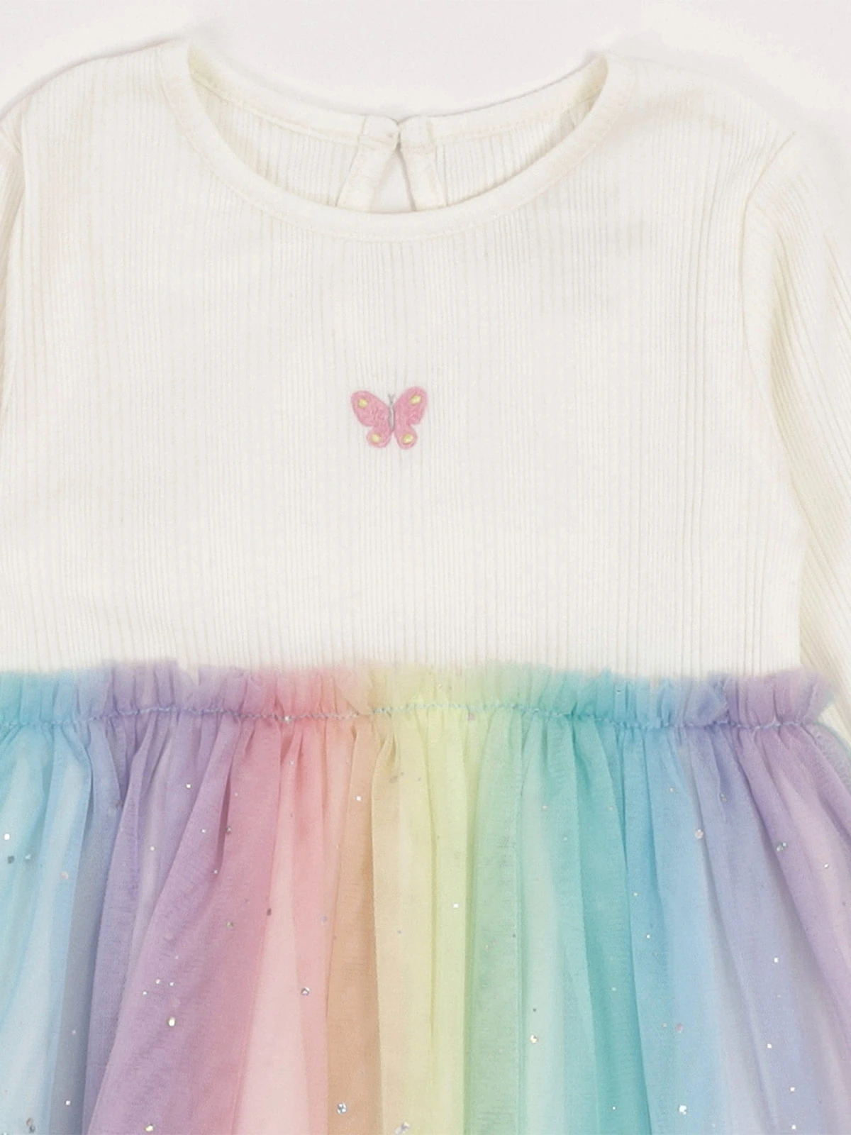 VESTIDO SHINNY MANGA LARGA BEBÉ NIÑA BABY HARVEST - 3