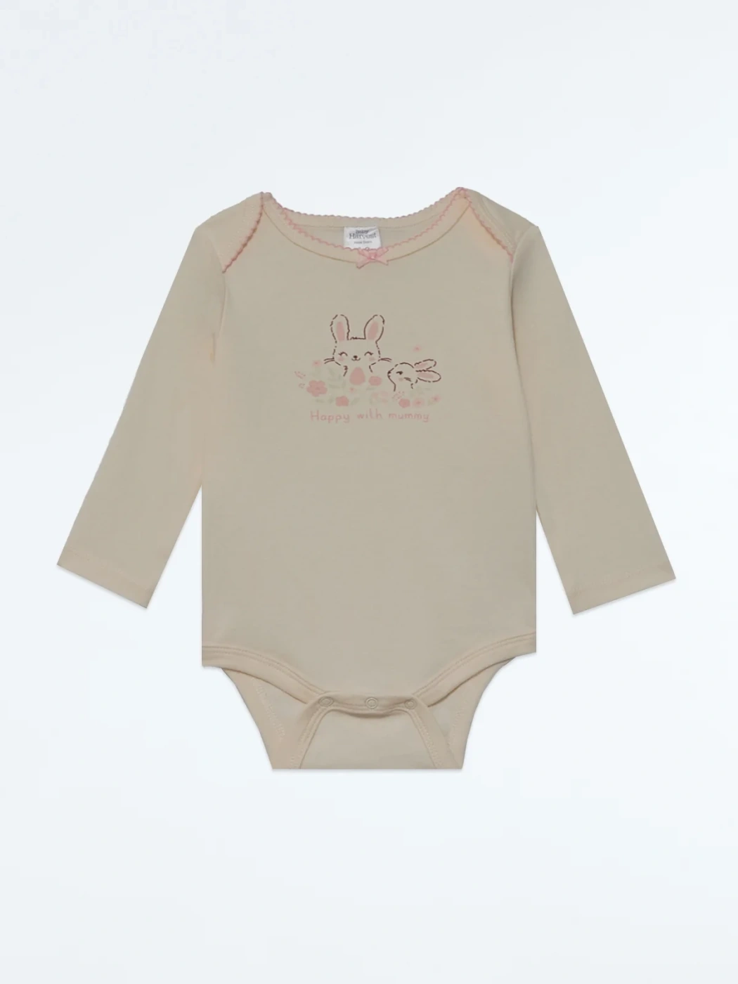 CONJUNTO BODY + POLERA + PANTALÓN DE BUZO ALGODÓN NIÑA BABY HARVEST - 4