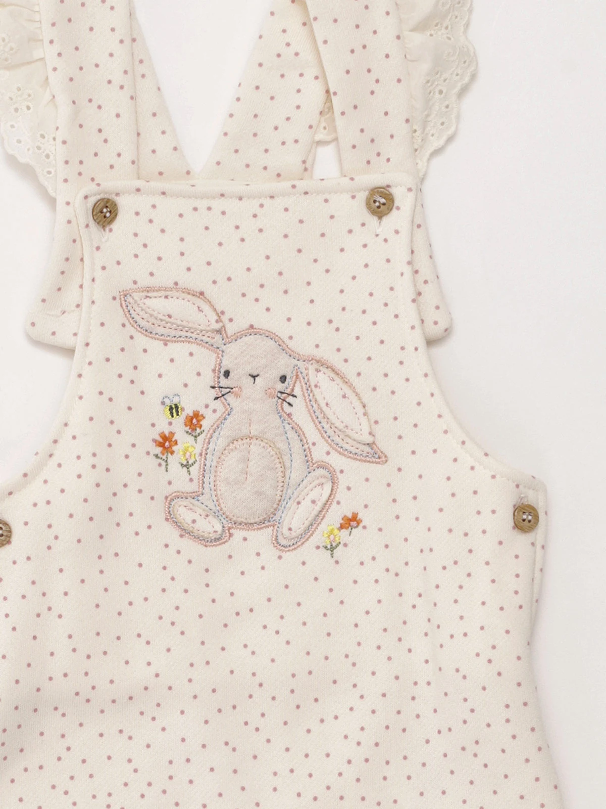 CONJUNTO BODY + JARDINERA ALGODÓN NIÑA BABY HARVEST - 5