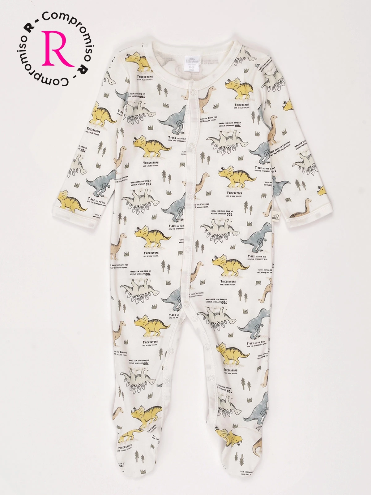 ENTERIZO ALGODÓN NIÑO BABY HARVEST PRINT - 3