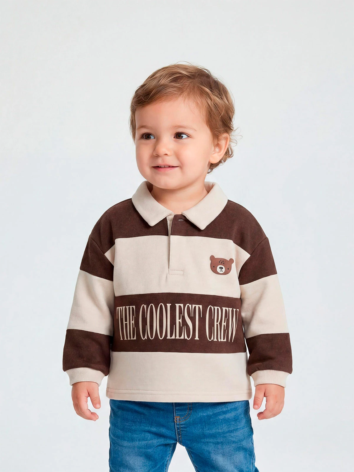 POLERA TEAM FRANELA CON CUELLO BEBÉ NIÑO BABY HARVEST - 1