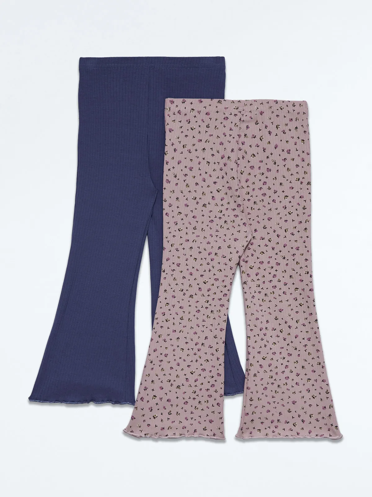 PACK X2 LEGGINGS RIB BEBÉ NIÑA BABY HARVEST - 2
