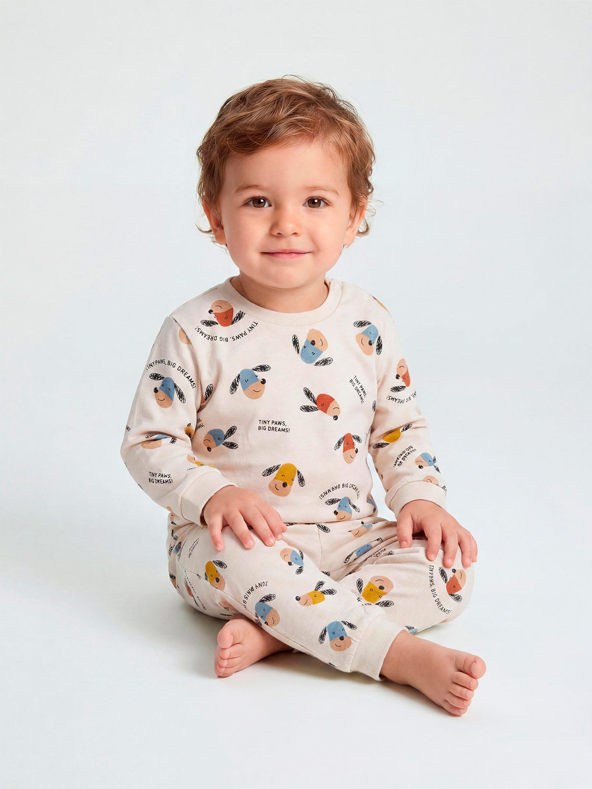 PIJAMA ALGODÓN NIÑO BABY HARVEST PRINT - 1