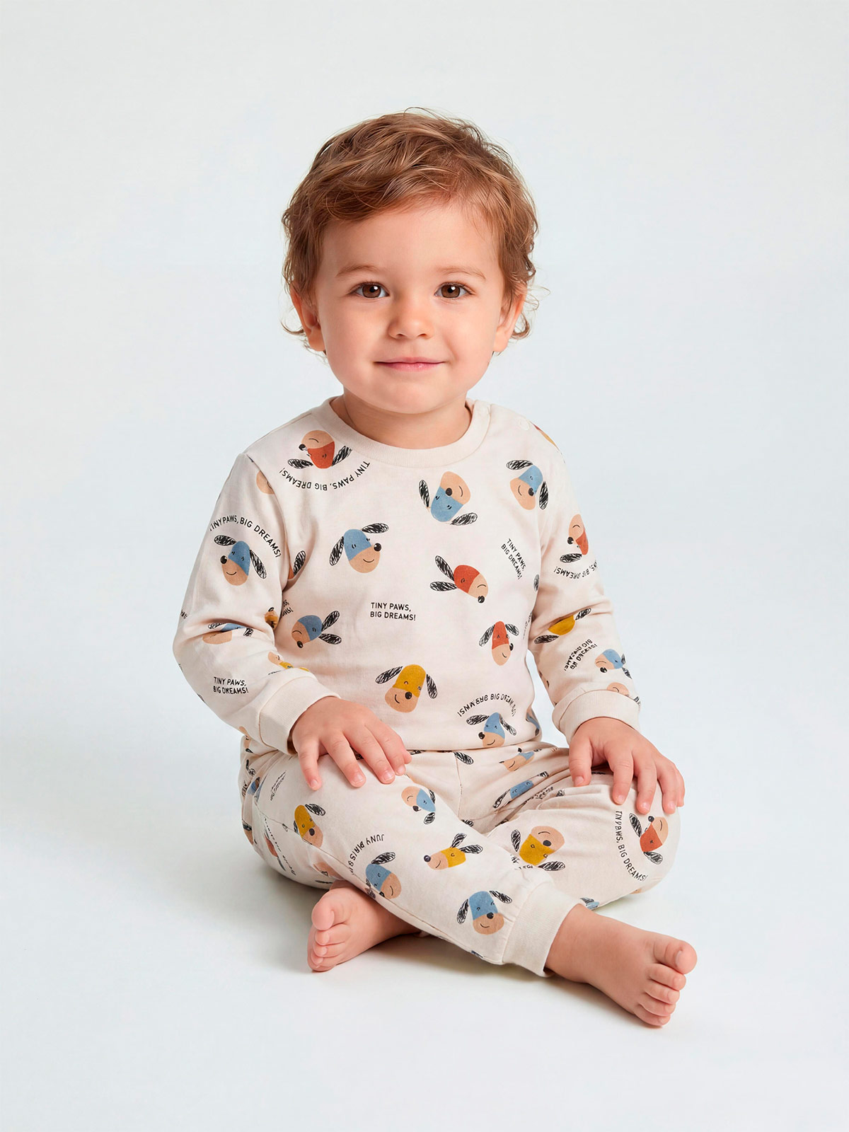 PIJAMA ALGODÓN NIÑO BABY HARVEST PRINT - 1
