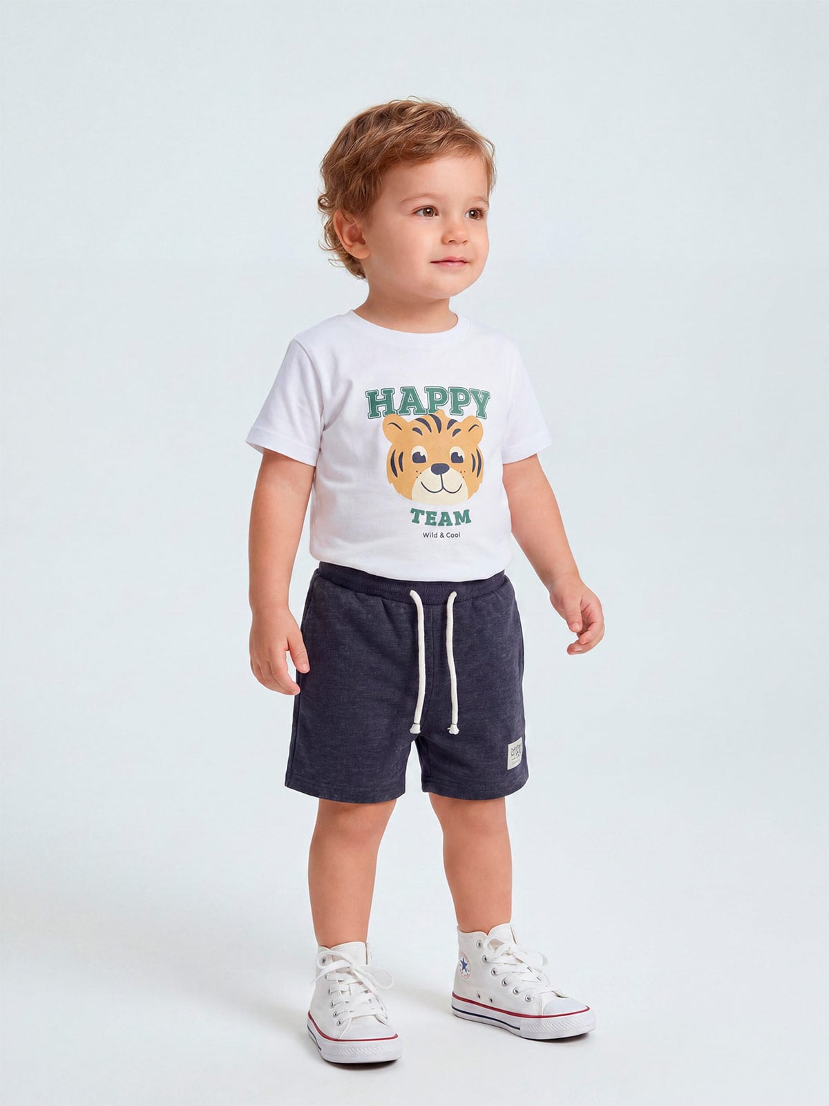CONJUNTO POLO + SHORT ALGODÓN NIÑO BABY HARVEST - 1
