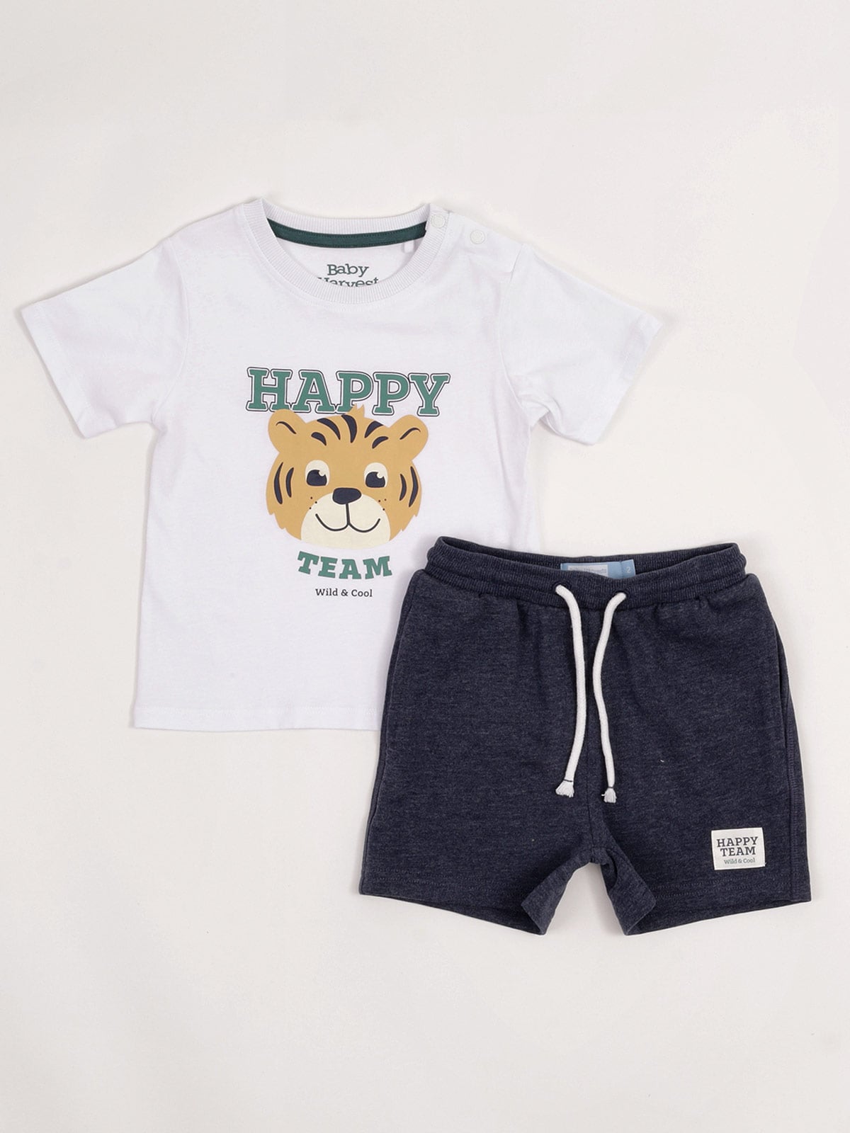 CONJUNTO POLO + SHORT ALGODÓN NIÑO BABY HARVEST - 3