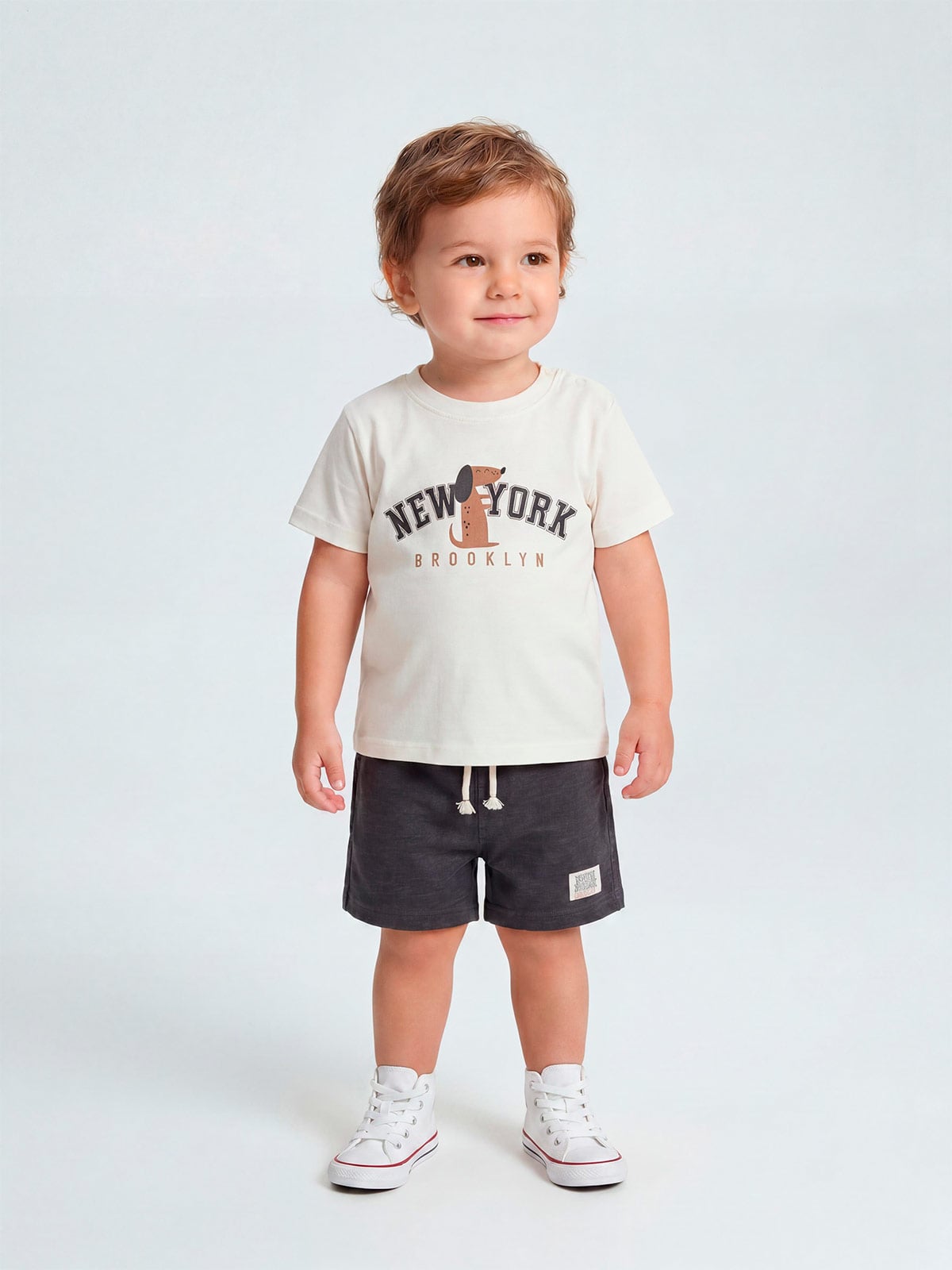 CONJUNTO POLO + SHORT ALGODÓN NIÑO BABY HARVEST - 1