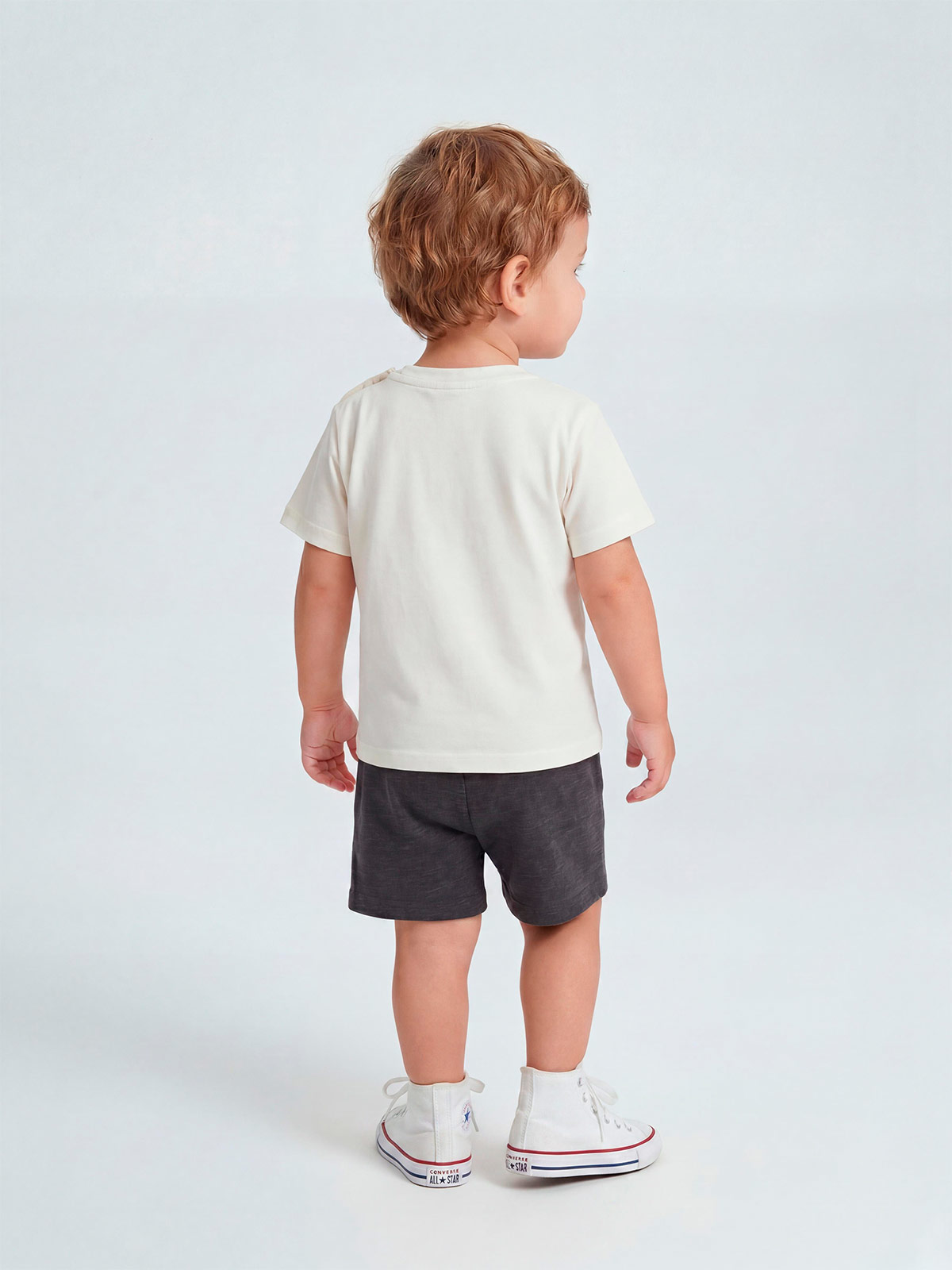 CONJUNTO POLO + SHORT ALGODÓN NIÑO BABY HARVEST - 2