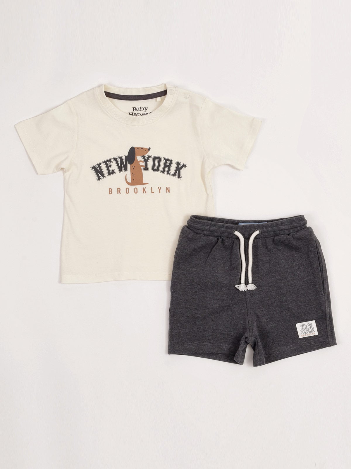 CONJUNTO POLO + SHORT ALGODÓN NIÑO BABY HARVEST - 3