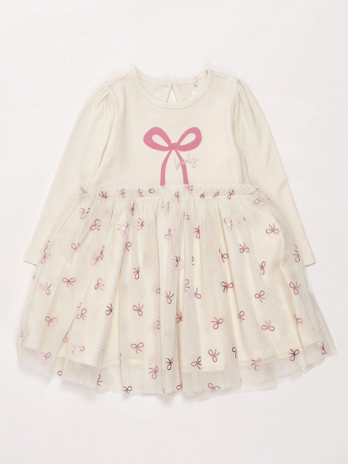 VESTIDO TUL MANGA LARGA BEBÉ NIÑA BABY HARVEST - 3