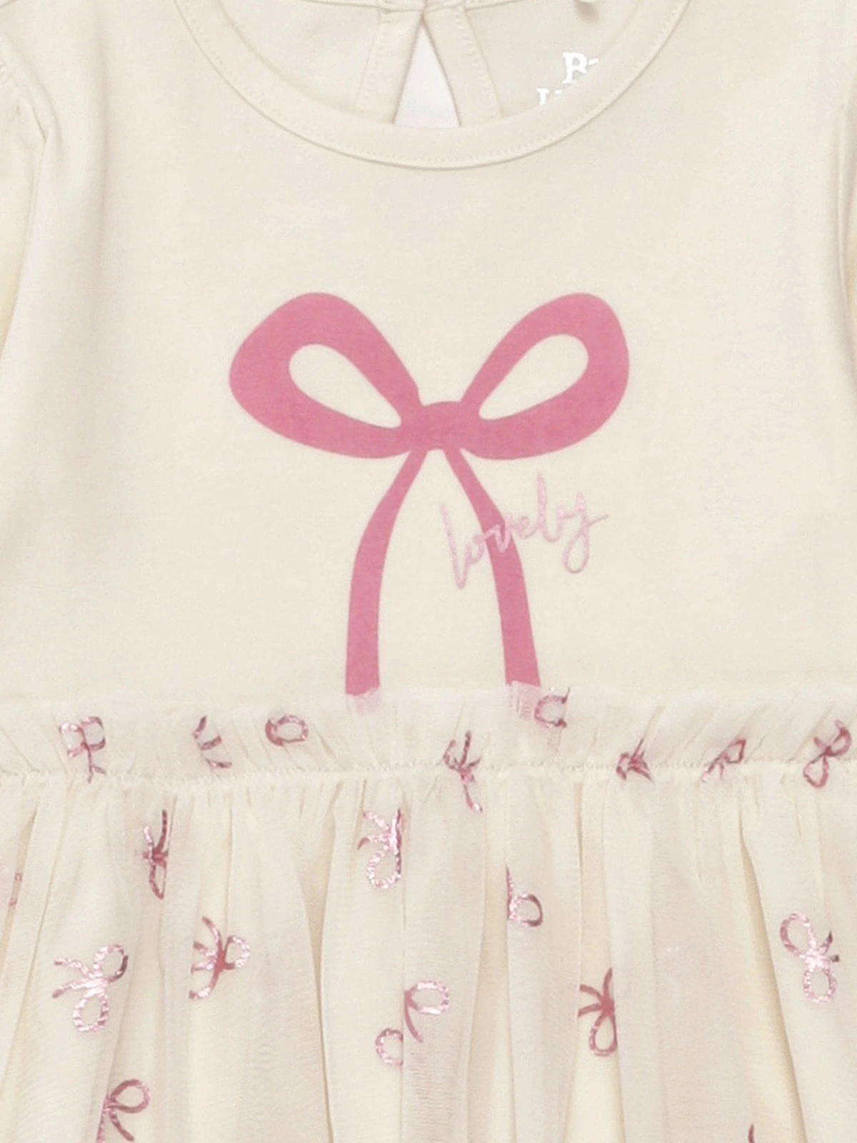 VESTIDO TUL MANGA LARGA BEBÉ NIÑA BABY HARVEST - 5