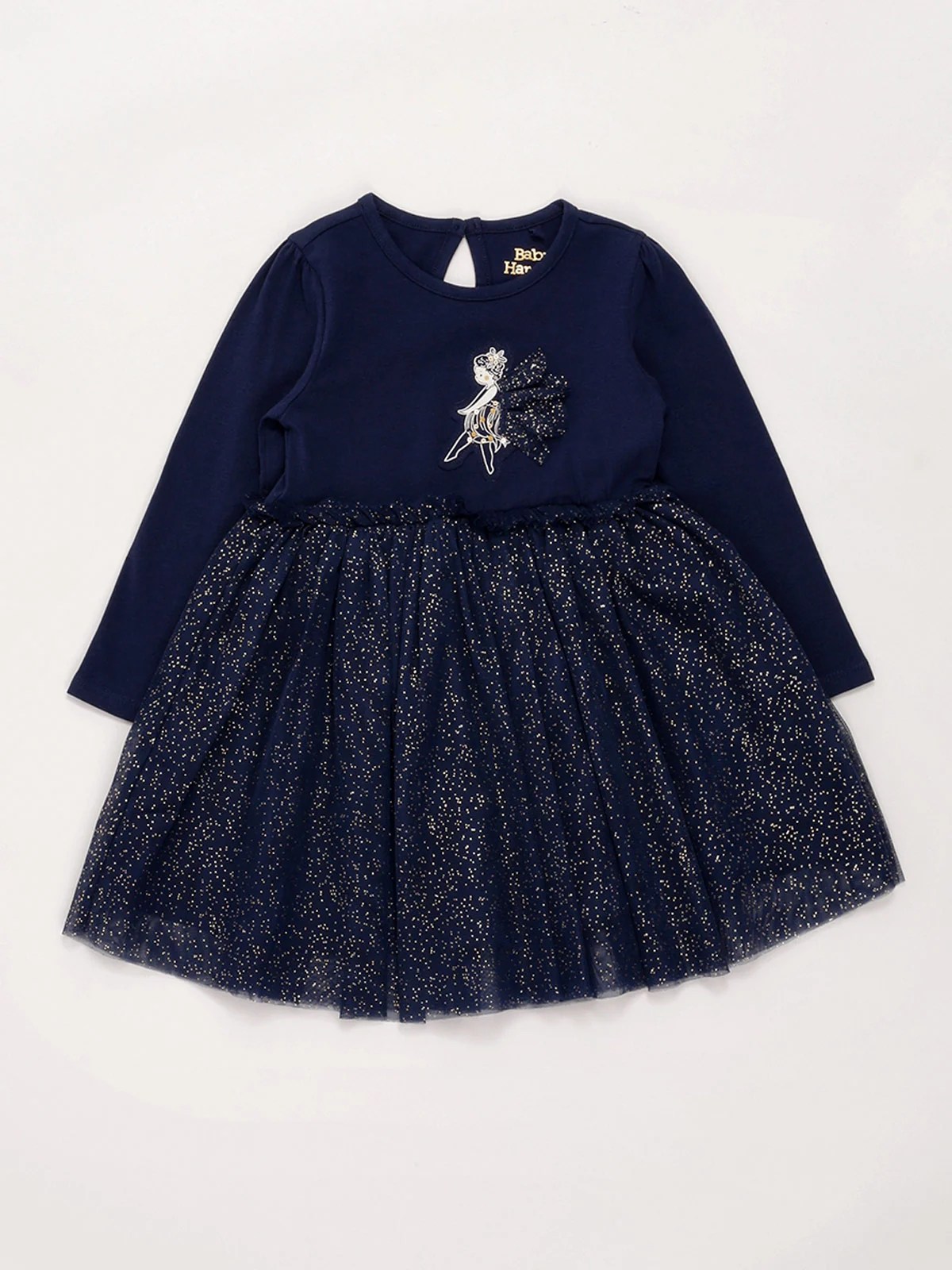 VESTIDO TUL MANGA LARGA BEBÉ NIÑA BABY HARVEST - 3