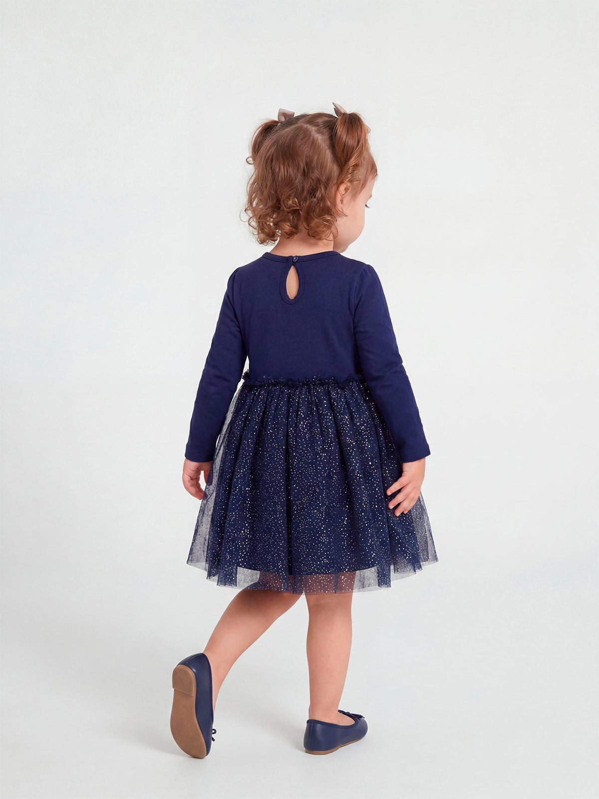 VESTIDO TUL MANGA LARGA BEBÉ NIÑA BABY HARVEST - 2