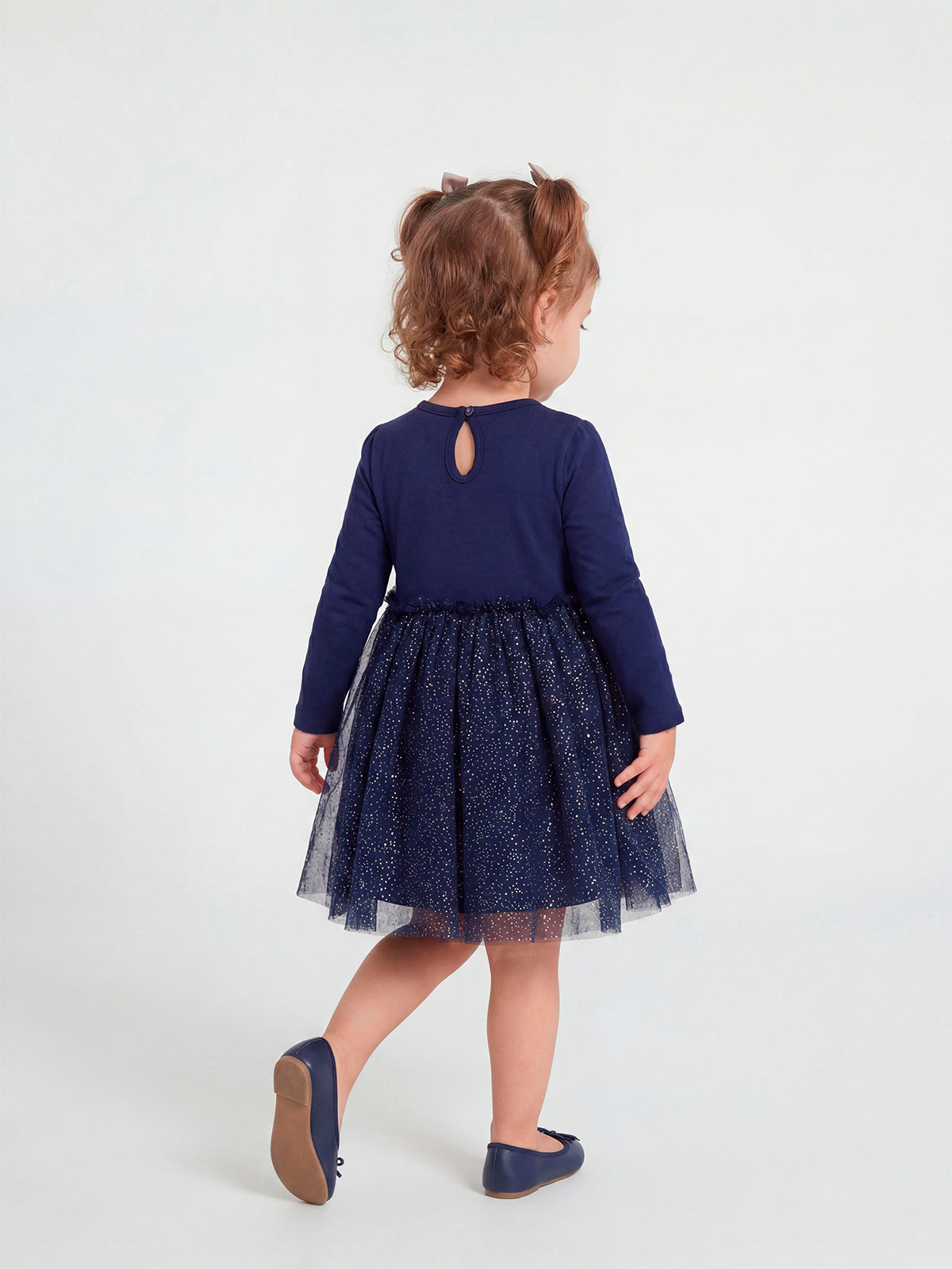 VESTIDO TUL MANGA LARGA BEBÉ NIÑA BABY HARVEST - 2