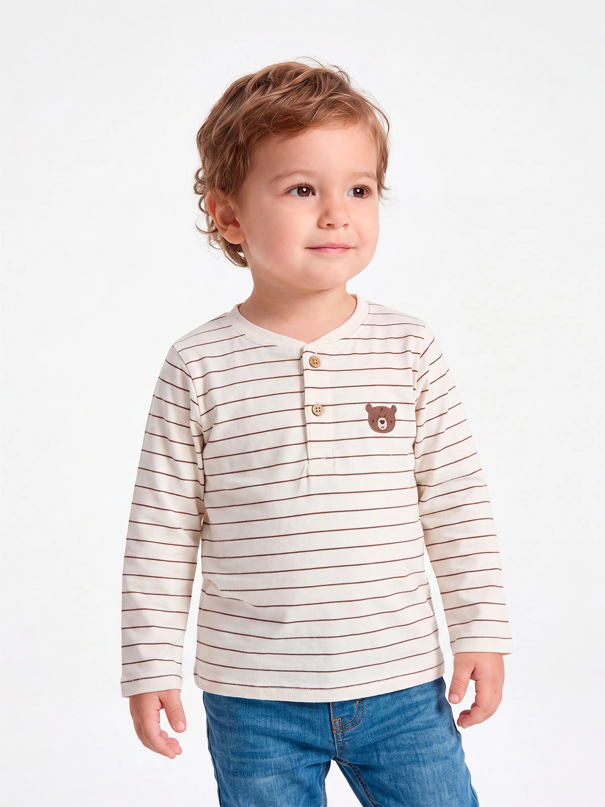 POLO MANGA LARGA ALGODÓN NIÑO BABY HARVEST HENLEY - 1