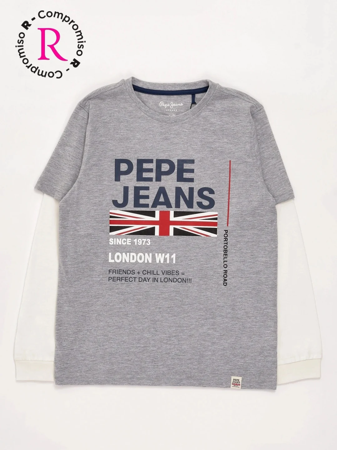 POLO MANGA LARGA ALGODÓN NIÑO PEPE JEANS - 1