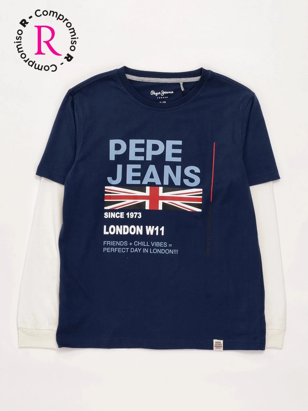 POLO MANGA LARGA ALGODÓN NIÑO PEPE JEANS - 1