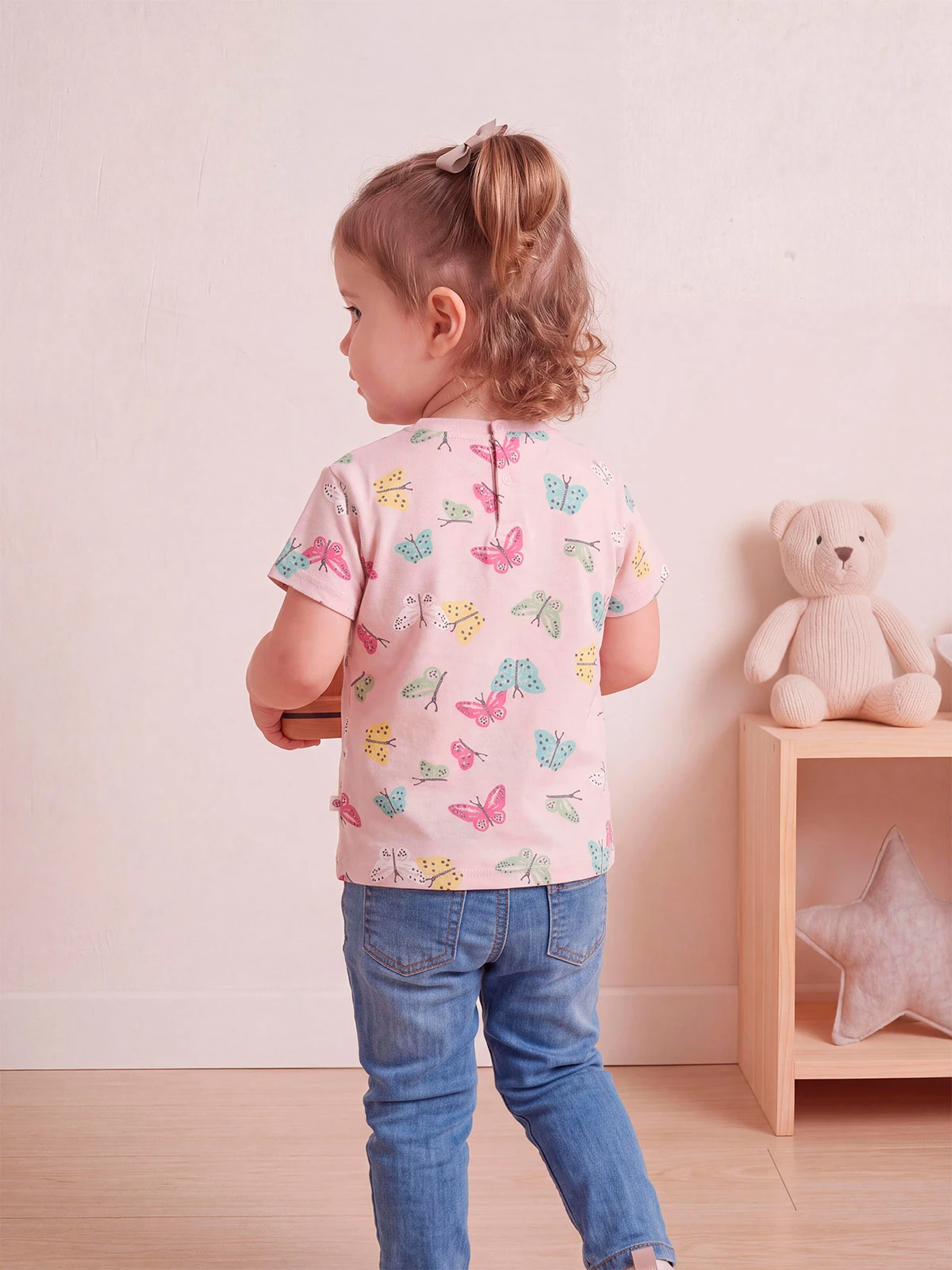 POLO FULL PRINT MANGA CORTA ALGODÓN BEBE NIÑA BABY HARVEST - 2