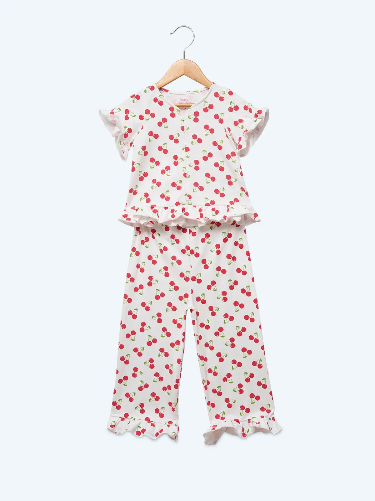 CONJUNTO FRUTITAS POLO + PANTALON BEBÉ NIÑA BABY HARVEST - 1