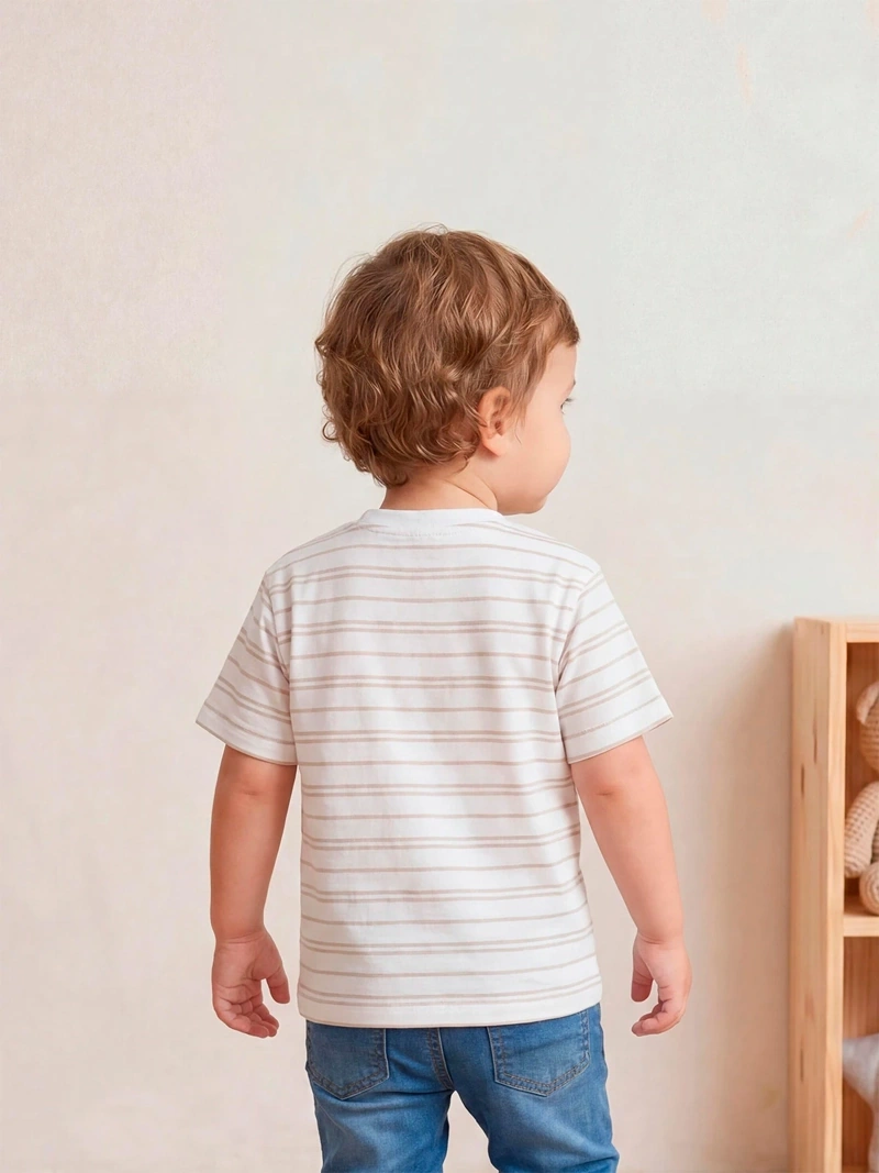POLO LINEA MANGA CORTA ALGODÓN BEBE NIÑO BABY HARVEST - 2