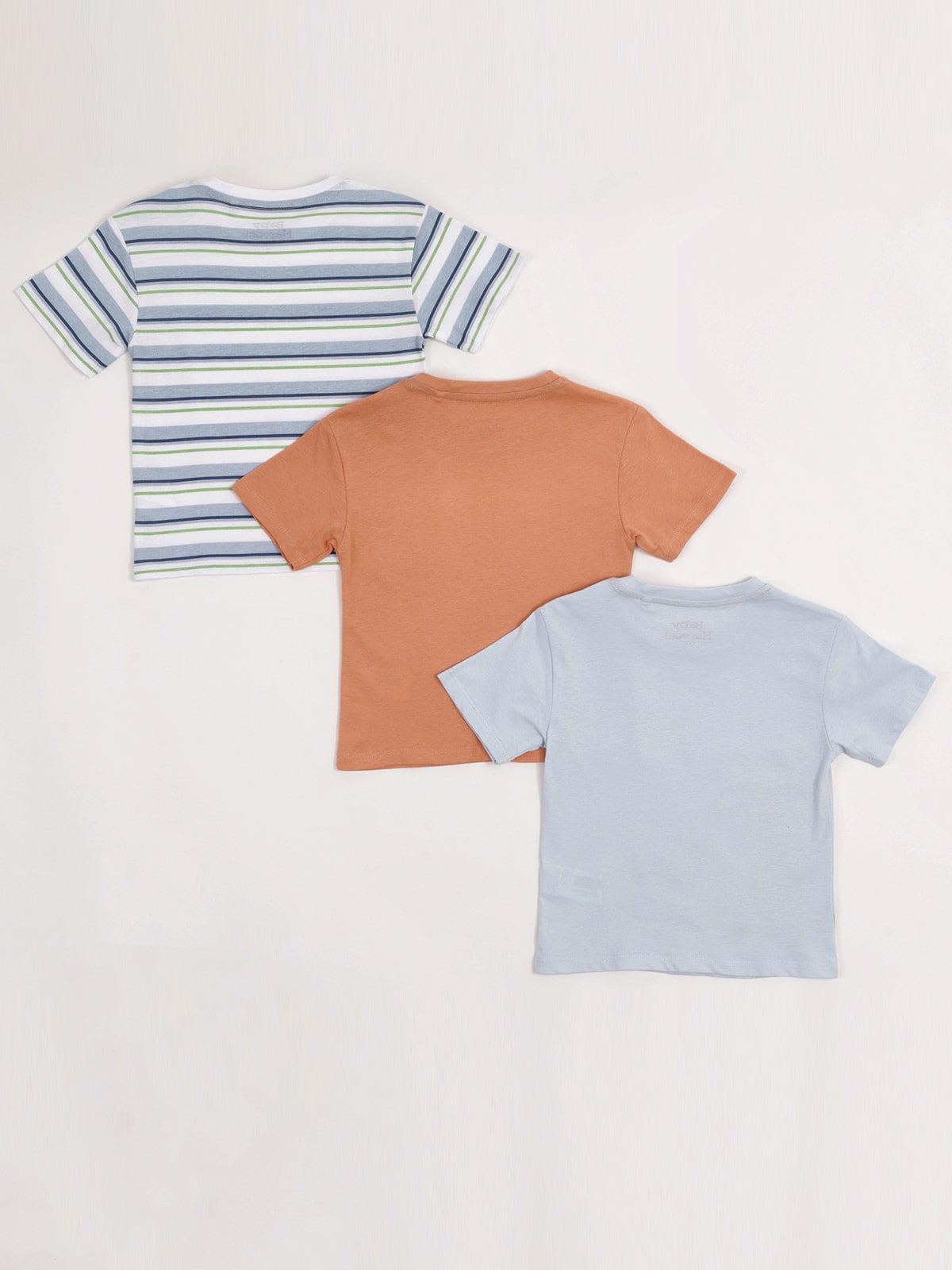 PACK X3 POLO MANGA CORTA ALGODÓN NIÑO BABY HARVEST - 2