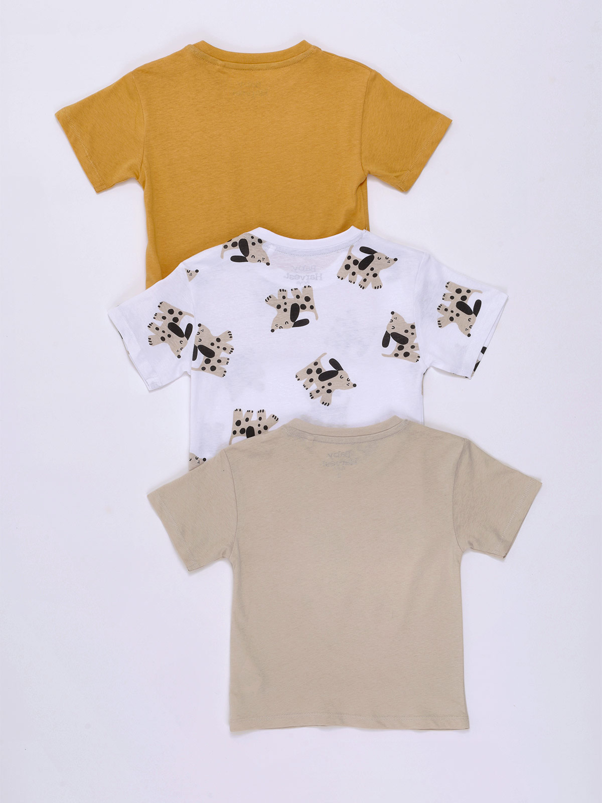 PACK X3 POLOS MANGA CORTA ALGODÓN BEBE NIÑO BABY HARVEST - 2
