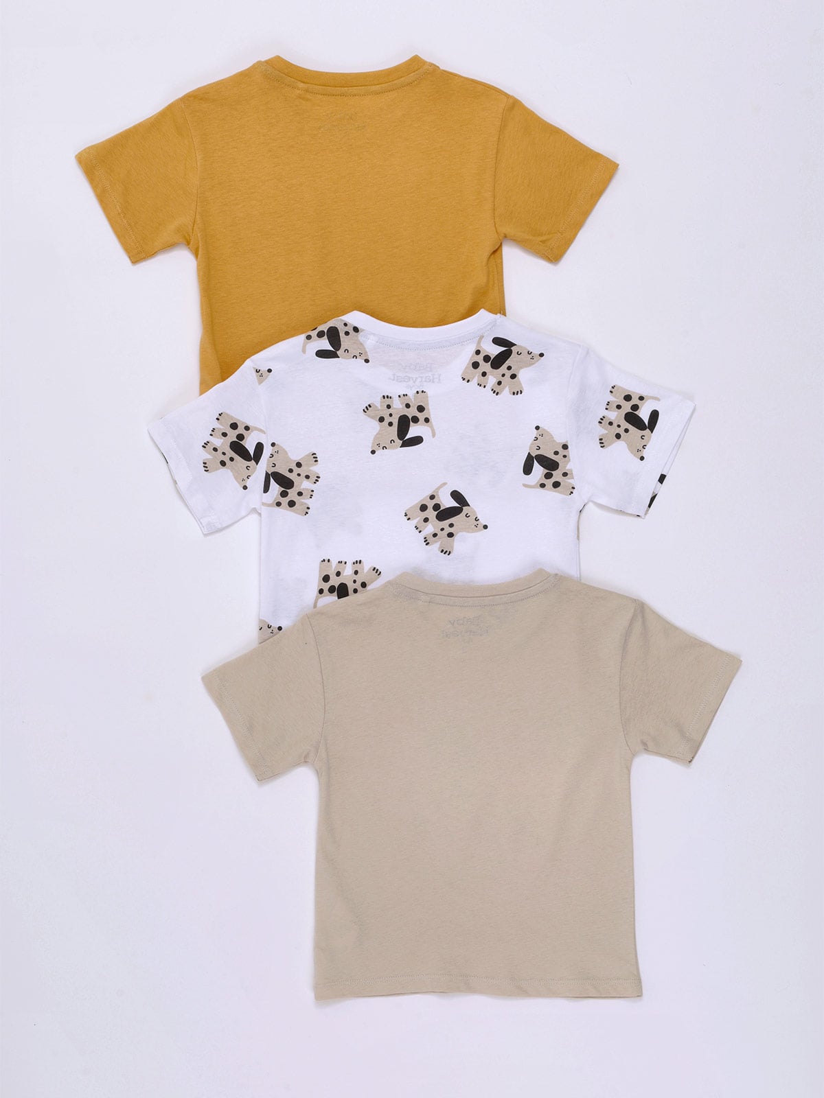 PACK X3 POLOS MANGA CORTA ALGODÓN BEBE NIÑO BABY HARVEST - 2