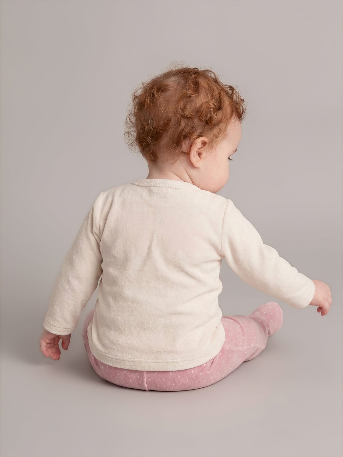 CONJUNTO PLUSH TOP + PANTALÓN BEBÉ NIÑA BABY HARVEST - 2