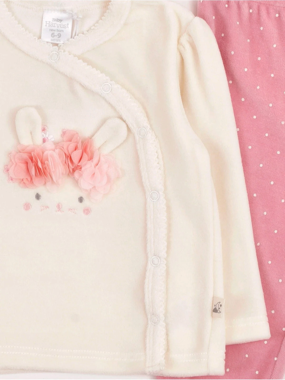 CONJUNTO PLUSH TOP + PANTALON BEBE NIÑA BABY HARVEST - 5
