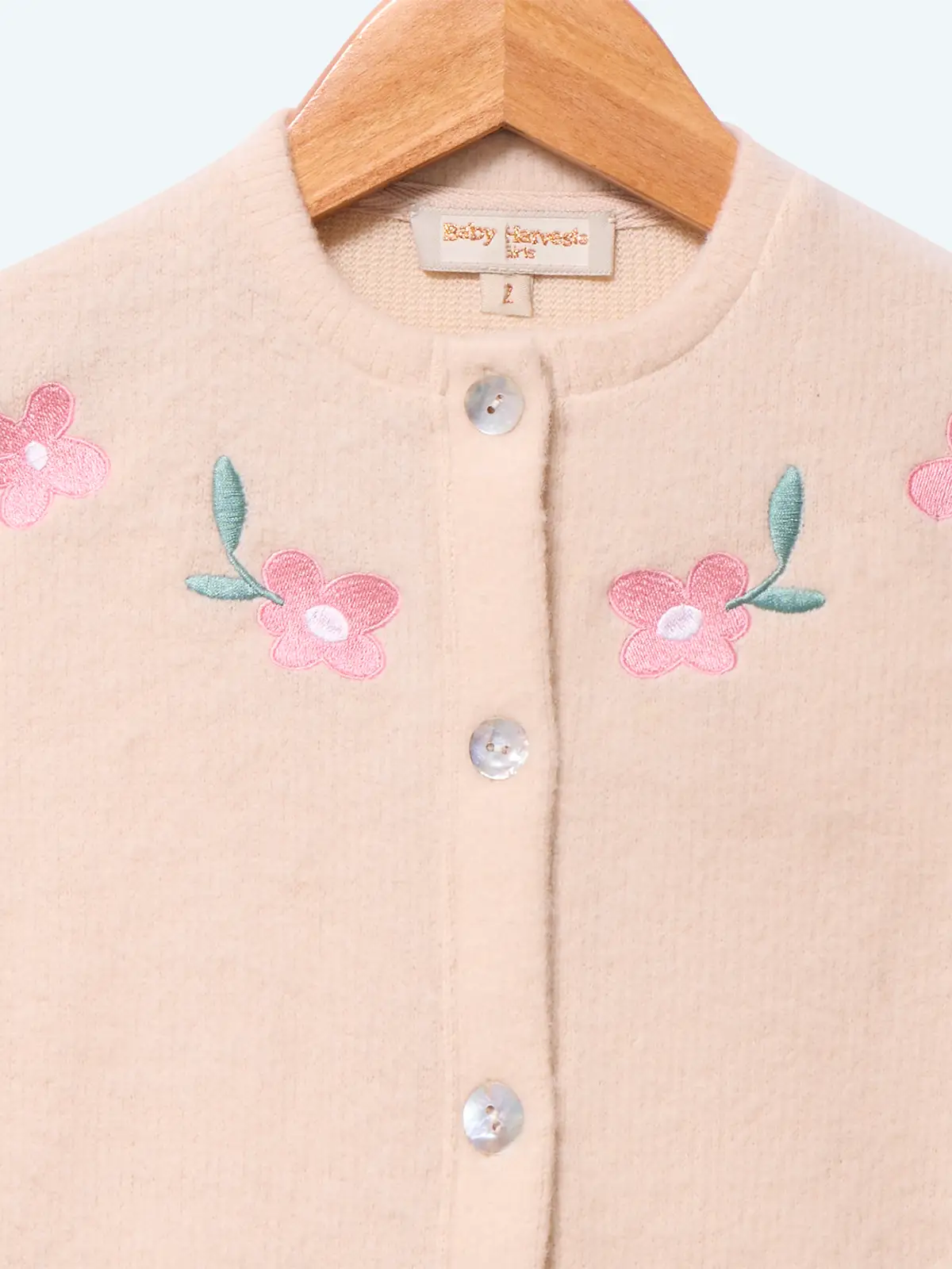 CHOMPA CARDIGAN FLORES BEBÉ NIÑA BABY HARVEST - 3