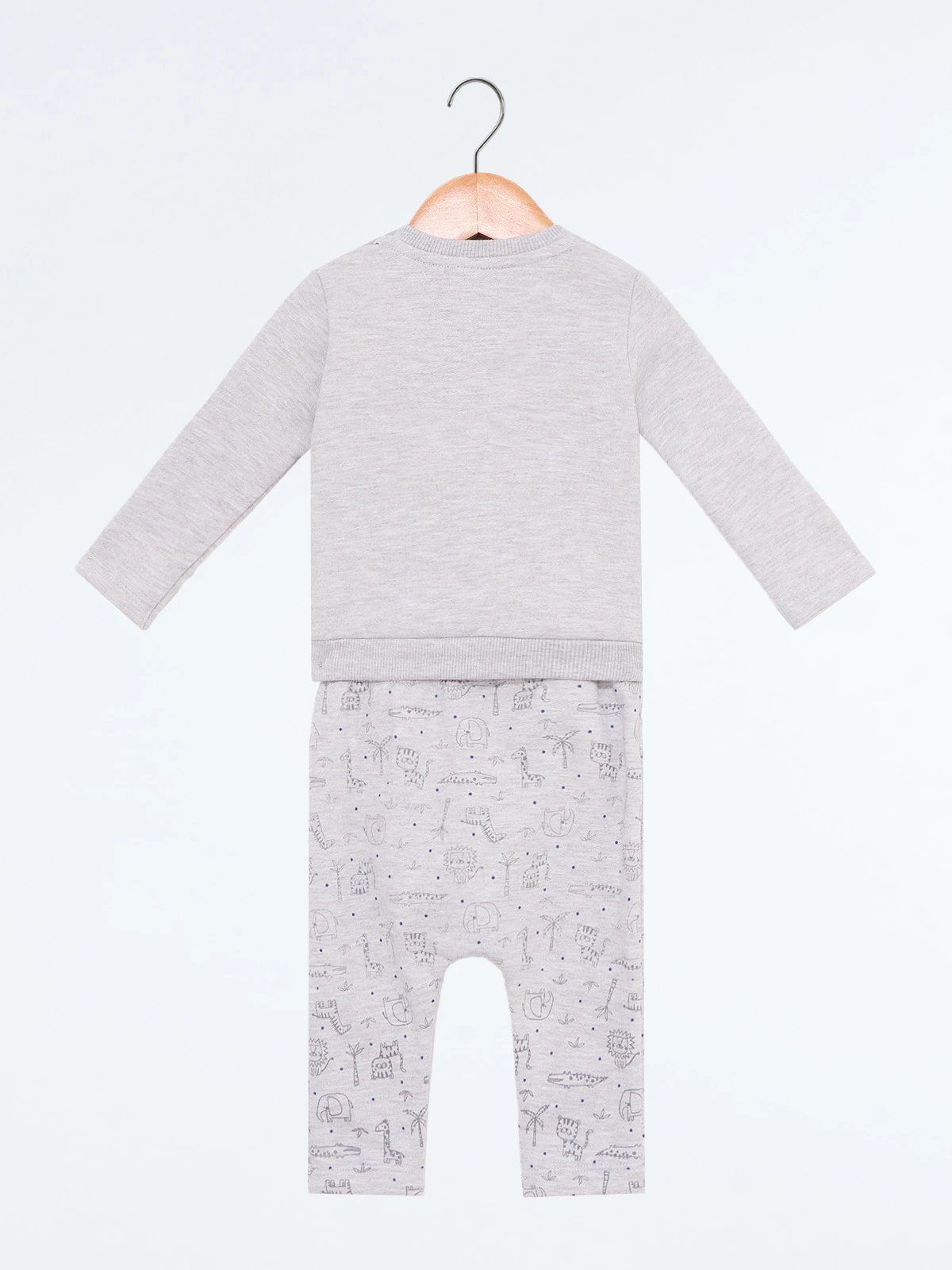 CONJUNTO FRANELA POLERA + PANTALON BEBE NIÑO BABY HARVEST - 2