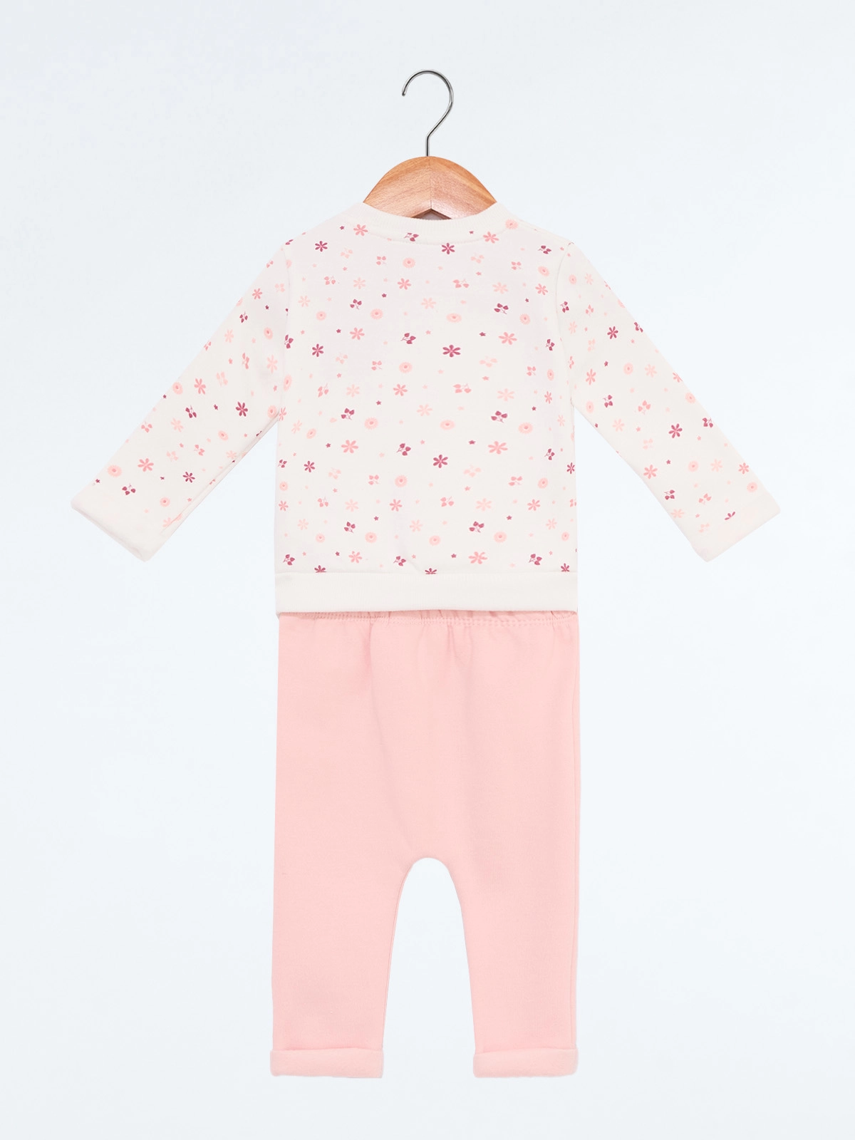 CONJUNTO FRANELA POLERA + PANTALON BEBE NIÑA BABY HARVEST - 2