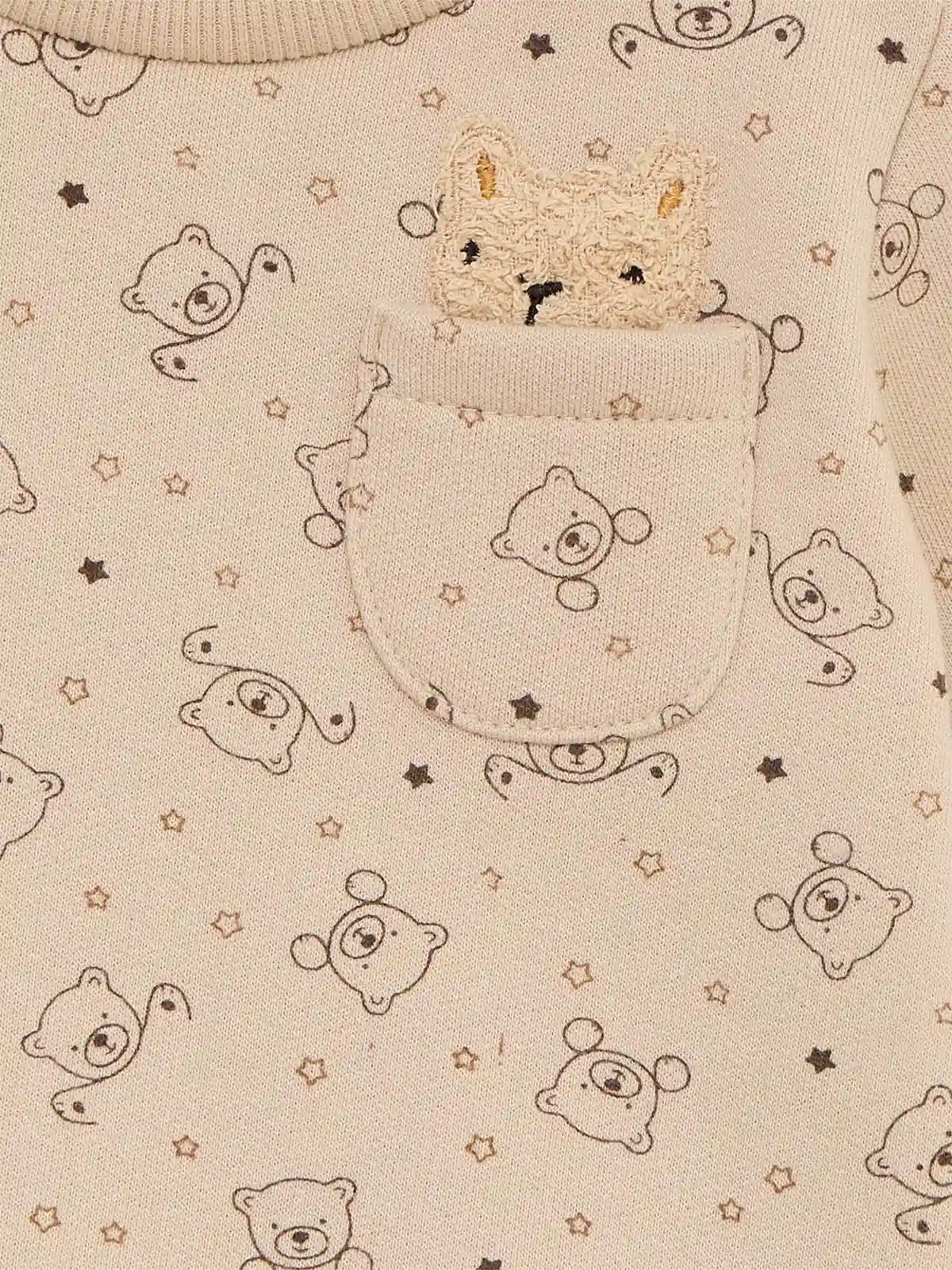 CONJUNTO FRANELA POLERA + PANTALON BEBE NIÑO BABY HARVEST - 3