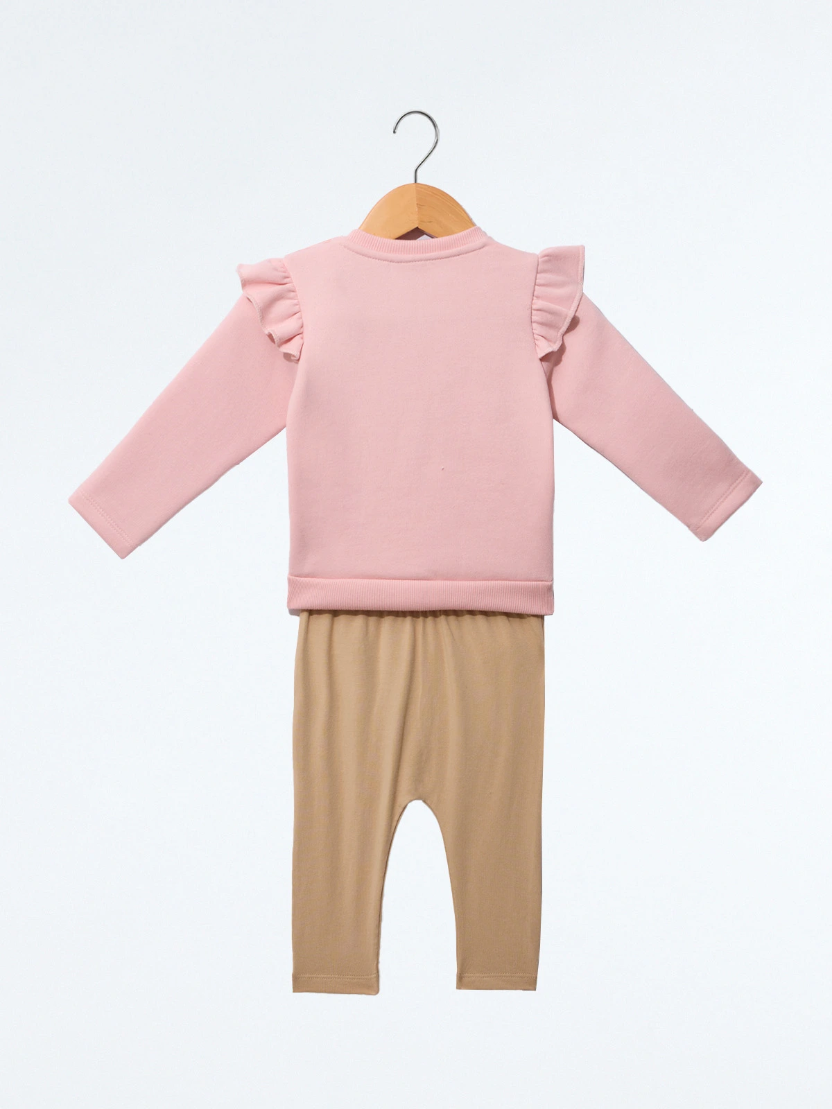 CONJUNTO FRANELA POLERA + PANTALON BEBE NIÑA BABY HARVEST - 2