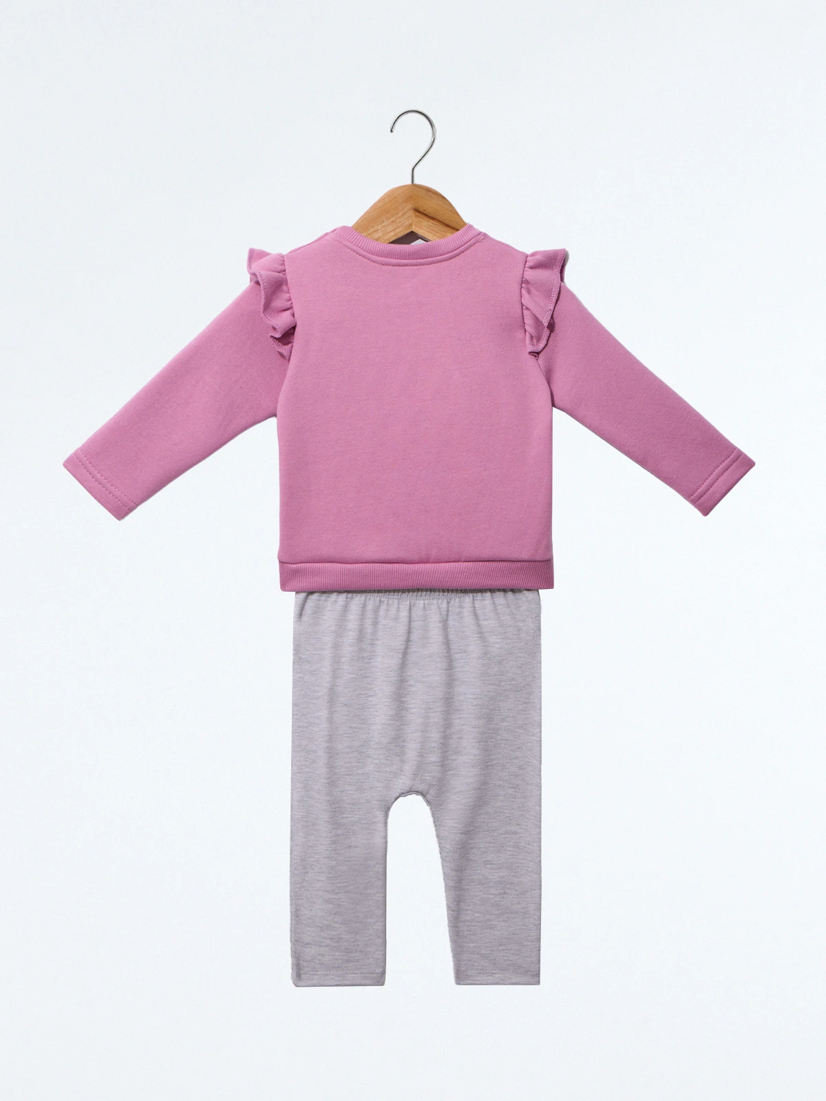 CONJUNTO FRANELA POLERA + PANTALON BEBE NIÑA BABY HARVEST - 2