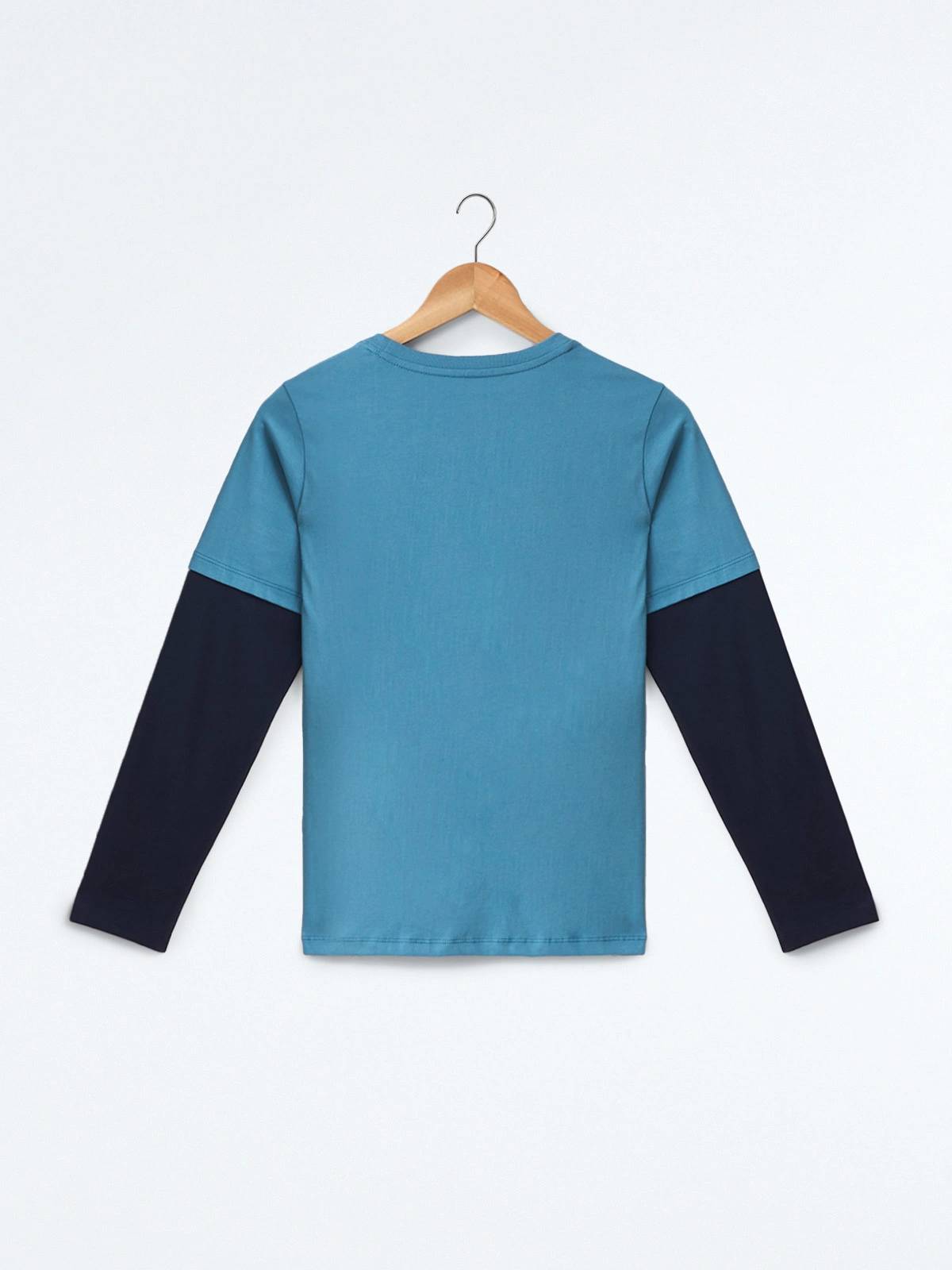 POLO MANGA LARGA ALGODÓN NIÑO AERO - 2