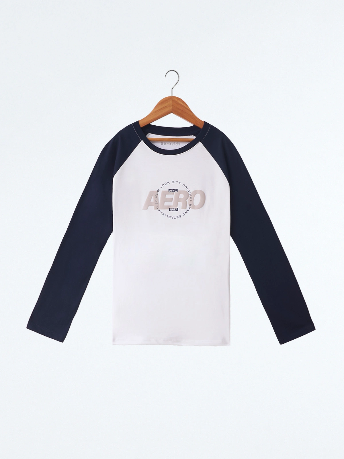 POLO MANGA LARGA ALGODÓN NIÑO AERO - 1