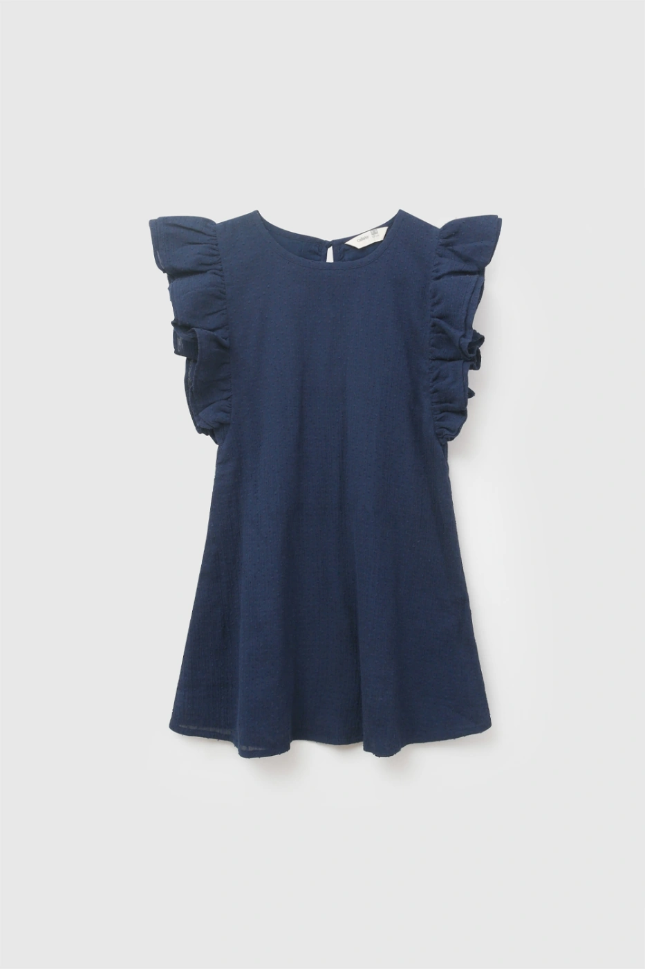VESTIDO MANGA VUELOS NIÑA COLLOKY ALGODÓN - 1