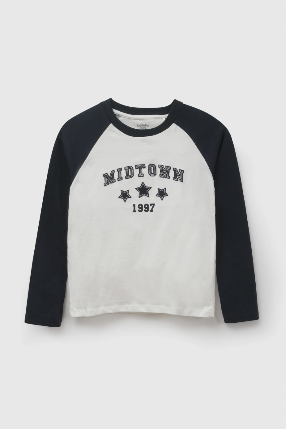 POLO MANGA LARGA NIÑA COLLOKY RAGLAN - 1