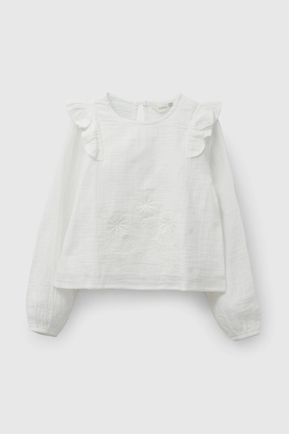 BLUSA MANGA LARGA ALGODÓN NIÑA COLLOKY - 1