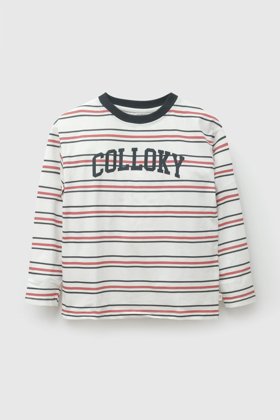 POLO MANGA LARGA ALGODÓN NIÑO COLLOKY RAYAS - 1