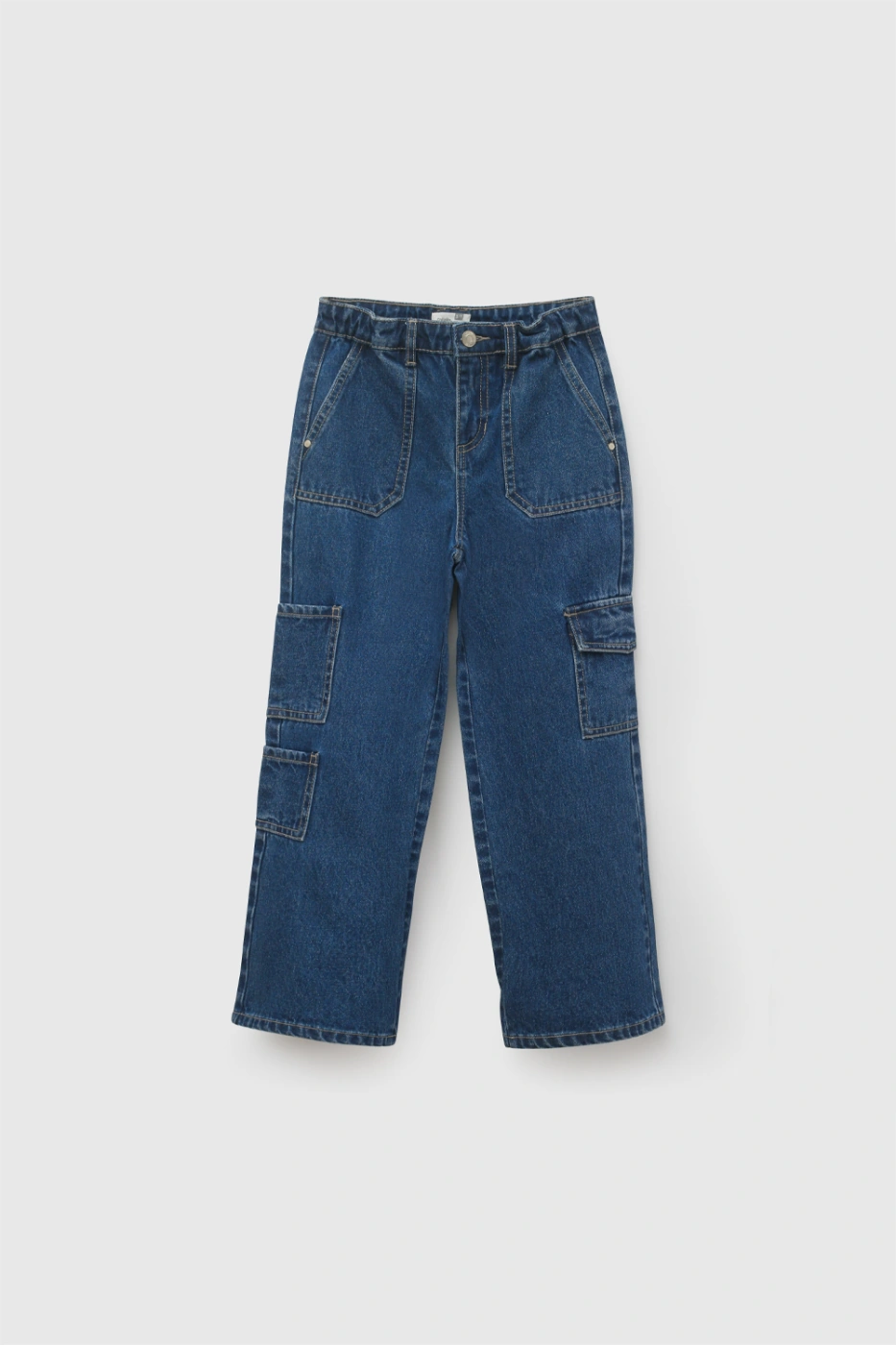 JEANS ALGODÓN NIÑA COLLOKY CARGO WIDE LEG - 1