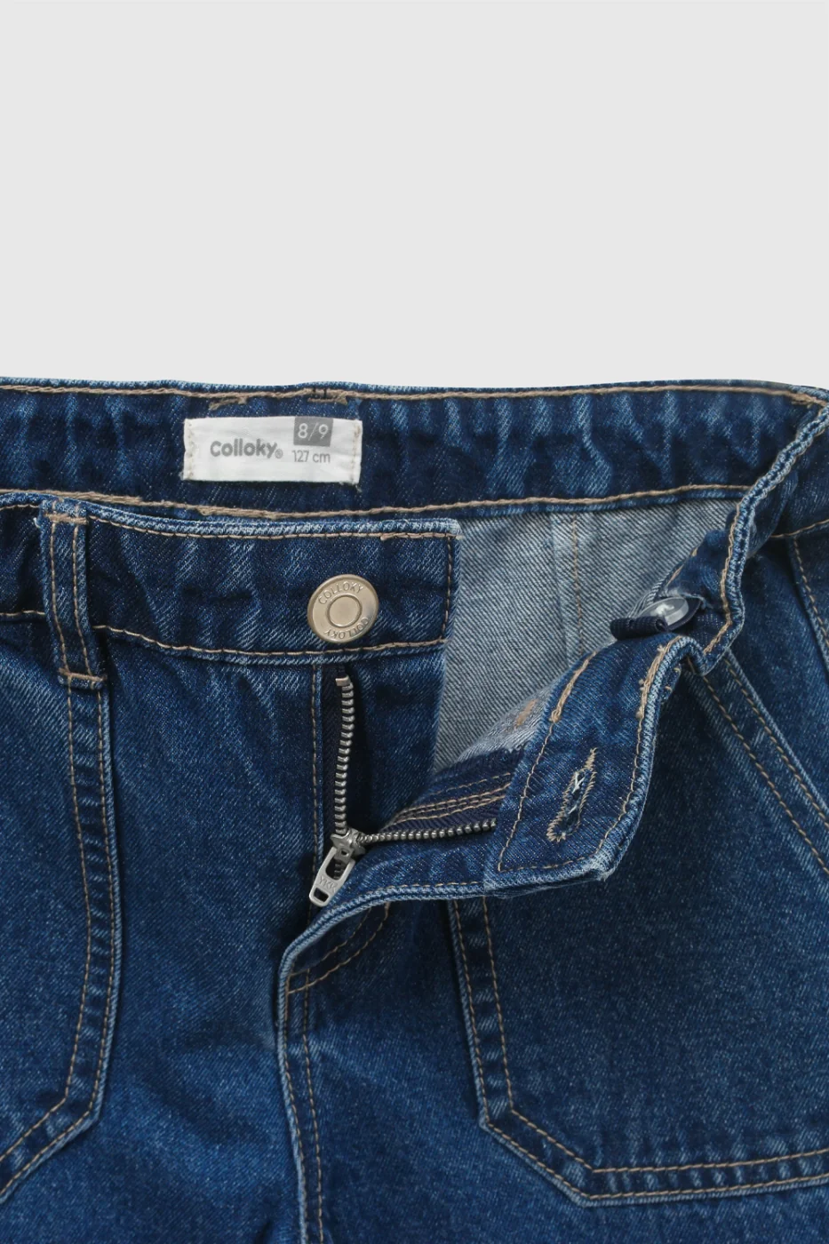 JEANS ALGODÓN NIÑA COLLOKY CARGO WIDE LEG - 3