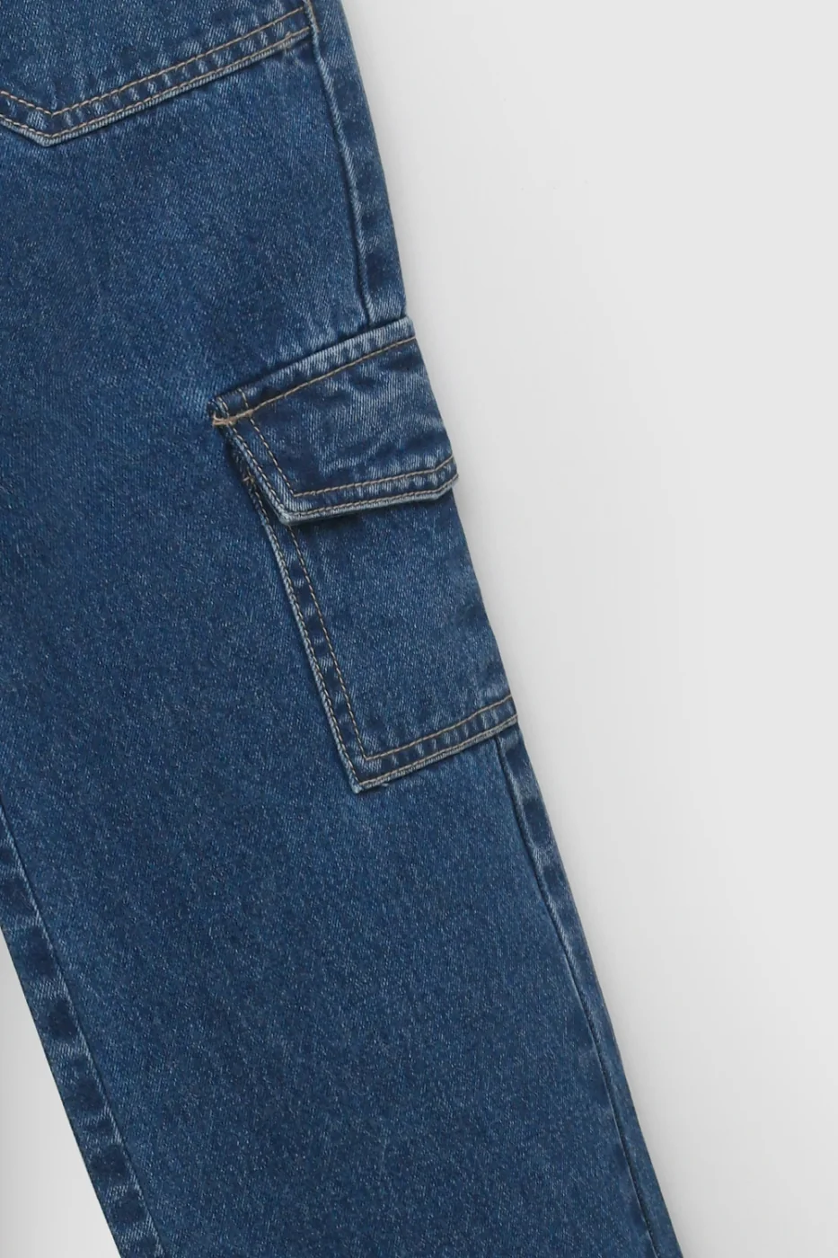 JEANS ALGODÓN NIÑA COLLOKY CARGO WIDE LEG - 4