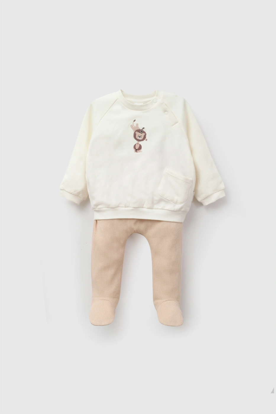CONJUNTO POLERA + PANTALÓN ALGODÓN NIÑO COLLOKY - 1