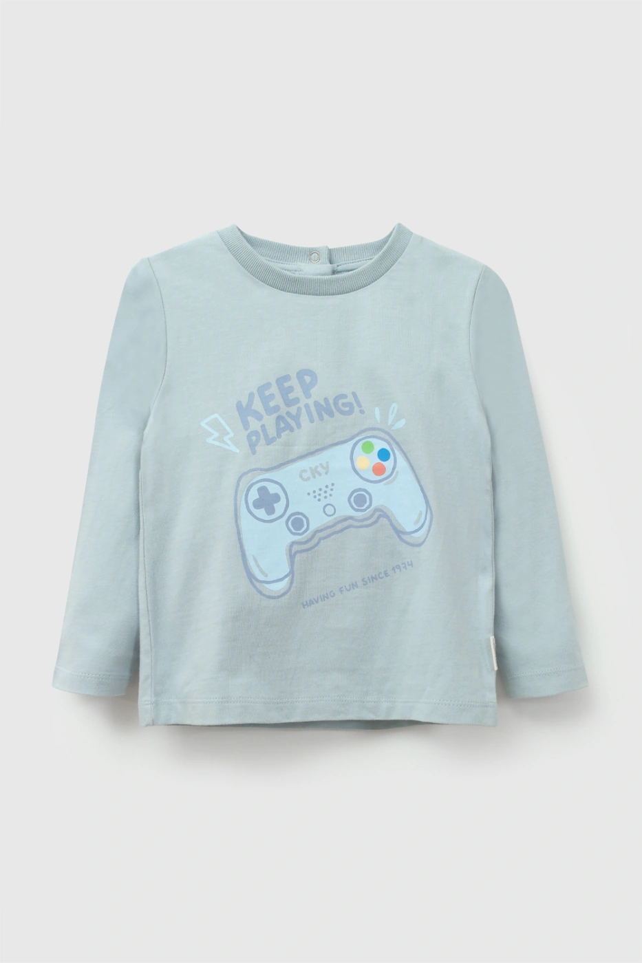 POLO MANGA LARGA ALGODÓN GAMER BEBÉ NIÑO COLLOKY - 1