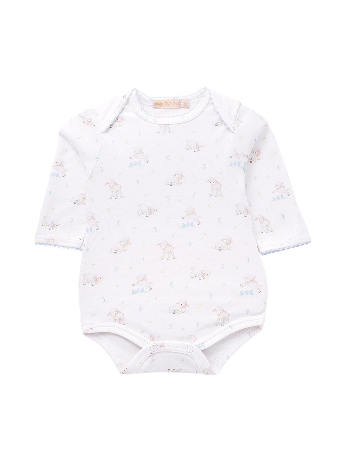 PACK X3 BODIES ALGODÓN NIÑO BABY CLUB CHIC BABY SHEEP BLUE - 3