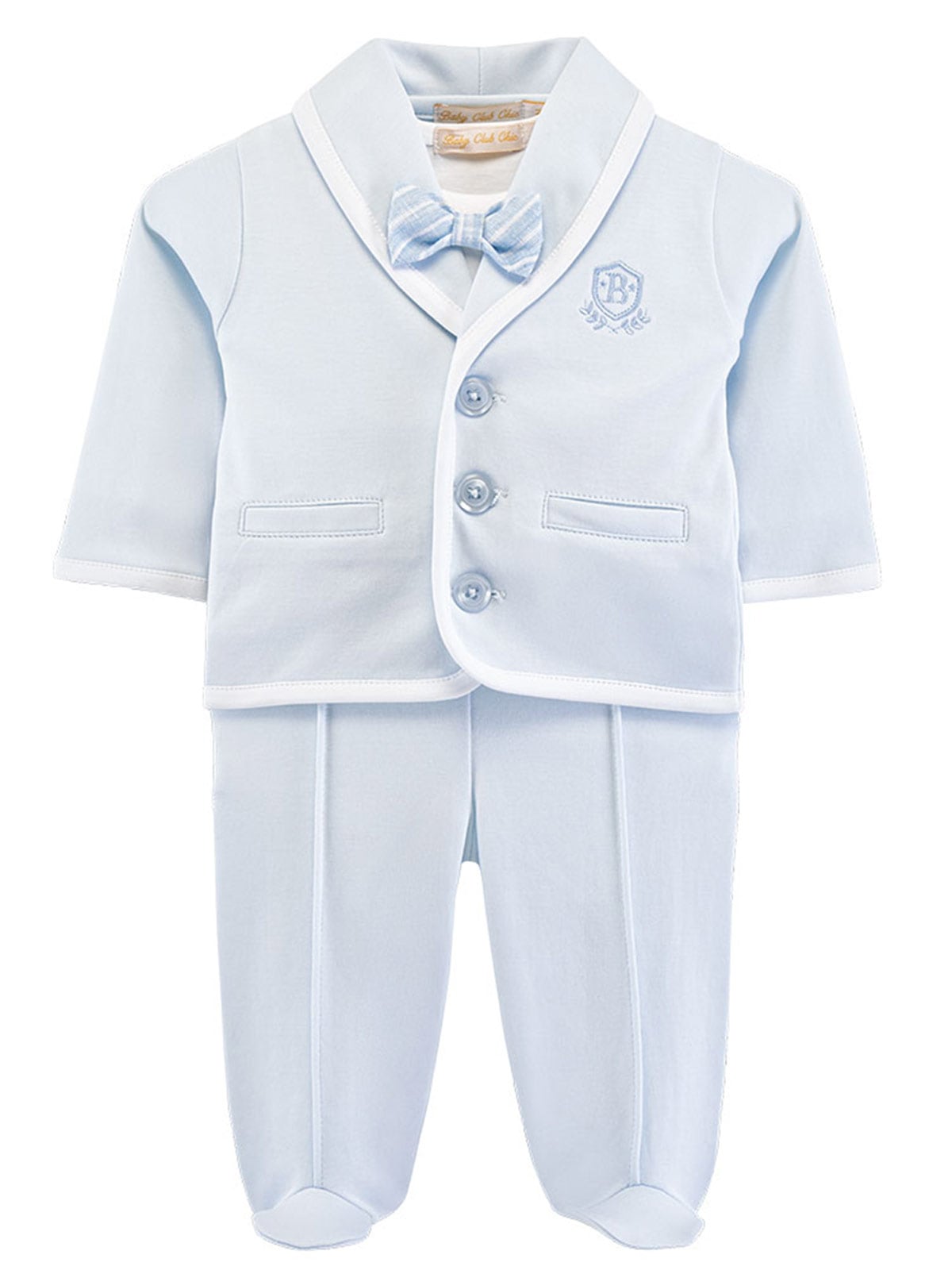 CONJUNTO CHAQUETA BODY Y PANTALÓN NIÑO BABY CLUB CHIC ELEGANT TEDDY - 1