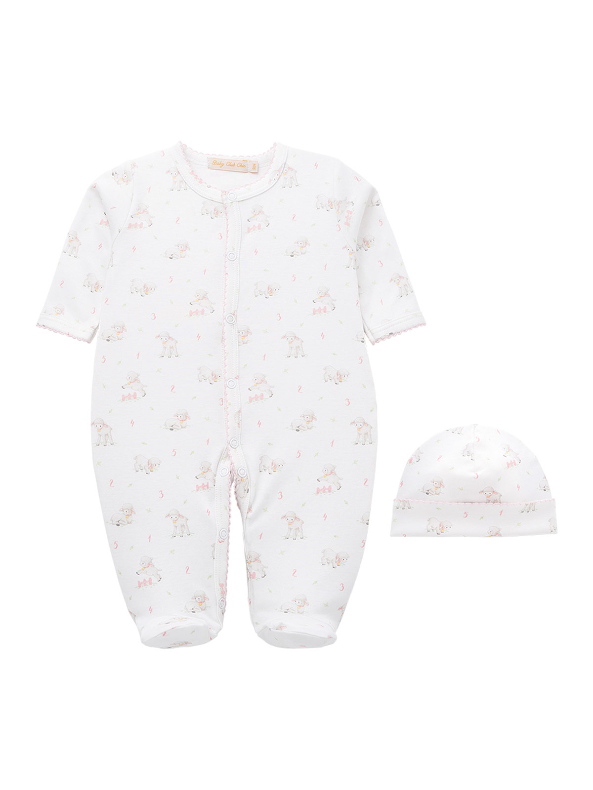 CONJUNTO ENTERIZO Y GORRO NIÑA BABY CLUB CHIC BABY SHEEP - 1