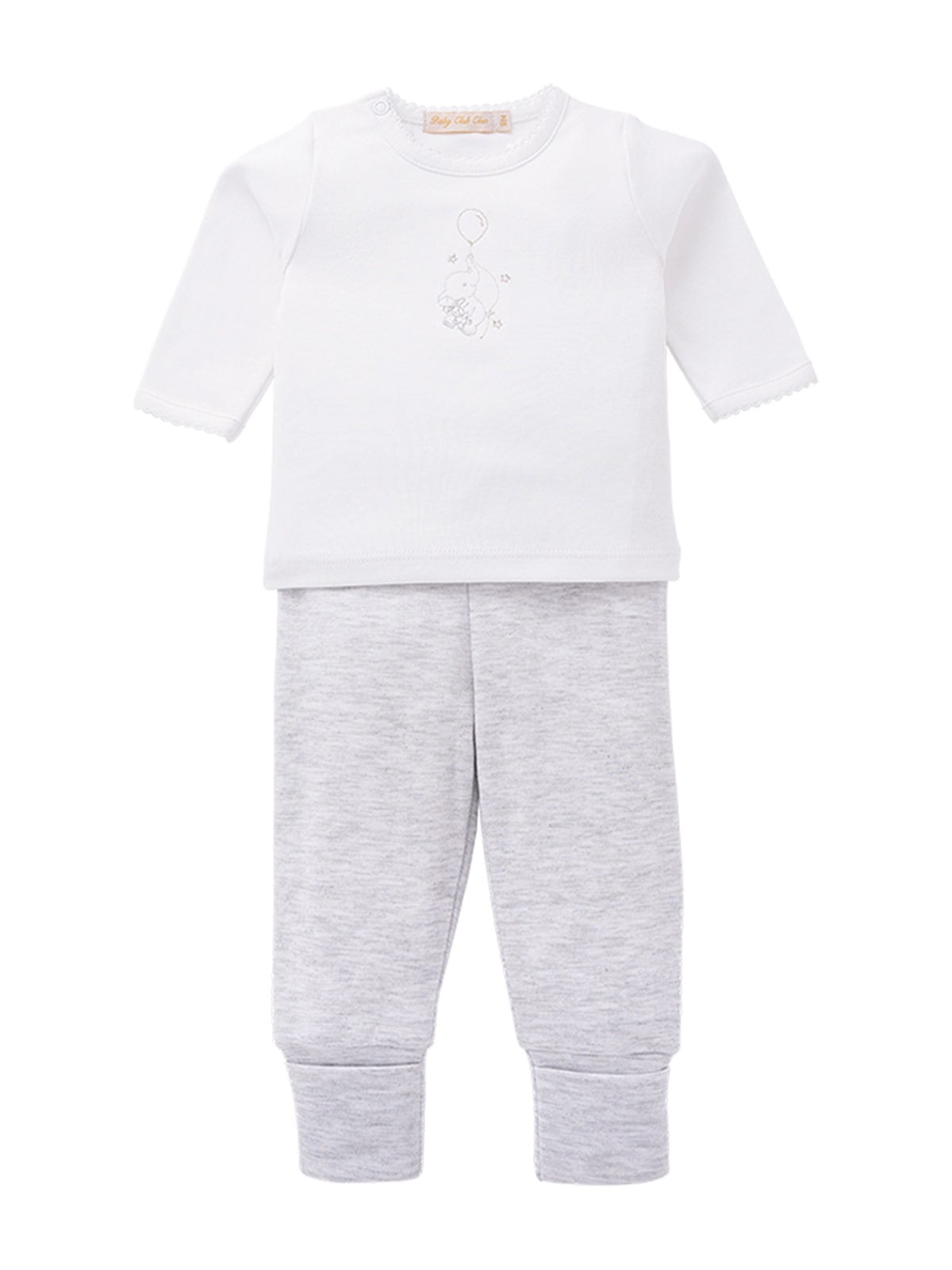 CONJUNTO POLO Y PANTALÓN ALGODÓN UNISEX BABY CLUB CHIC BATH TIME - 1